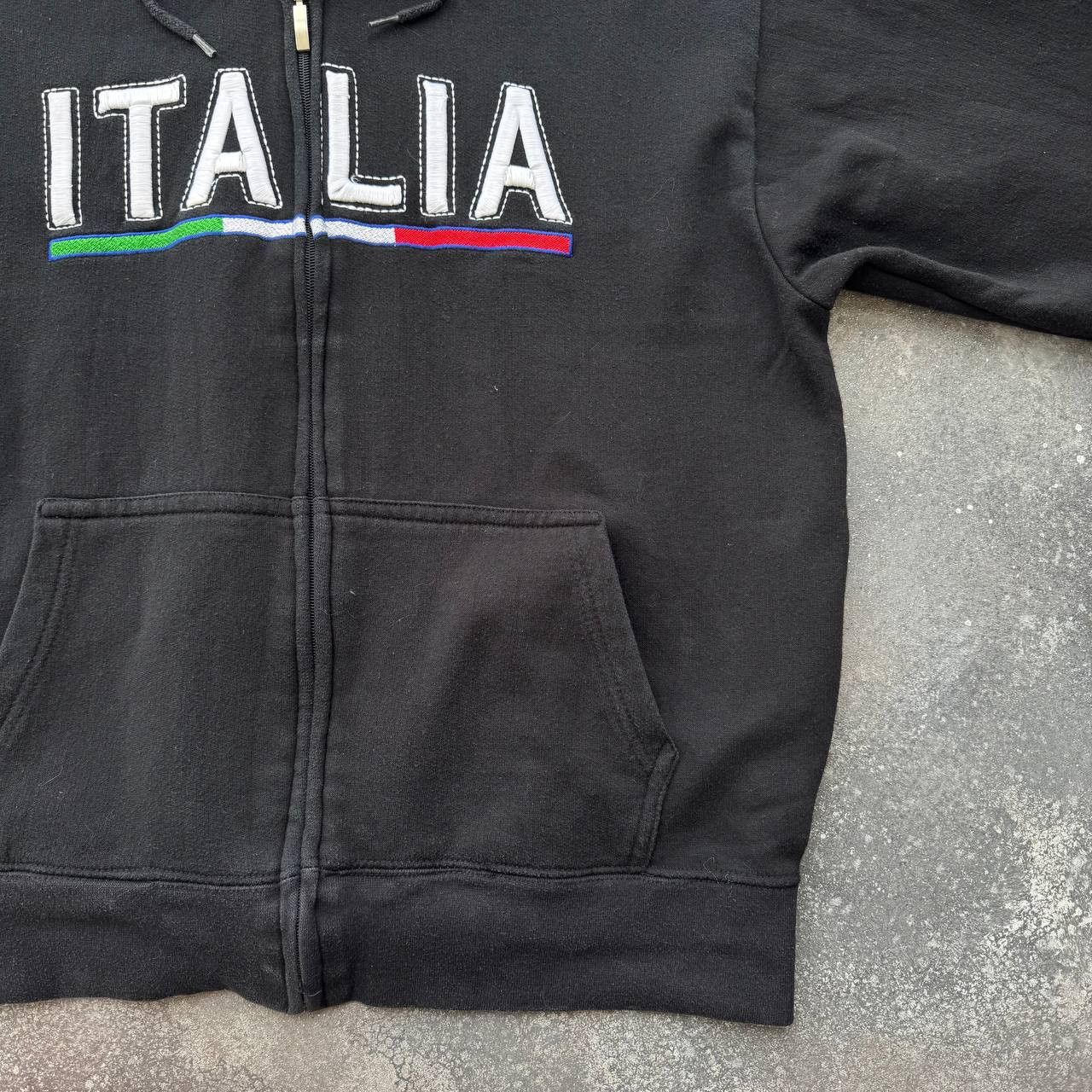 20471120 × Japanese Brand Italia Y2K Vintage Faded Zip Hoodie Size M / US 6-8 / IT 42-44 - 6 Thumbnail