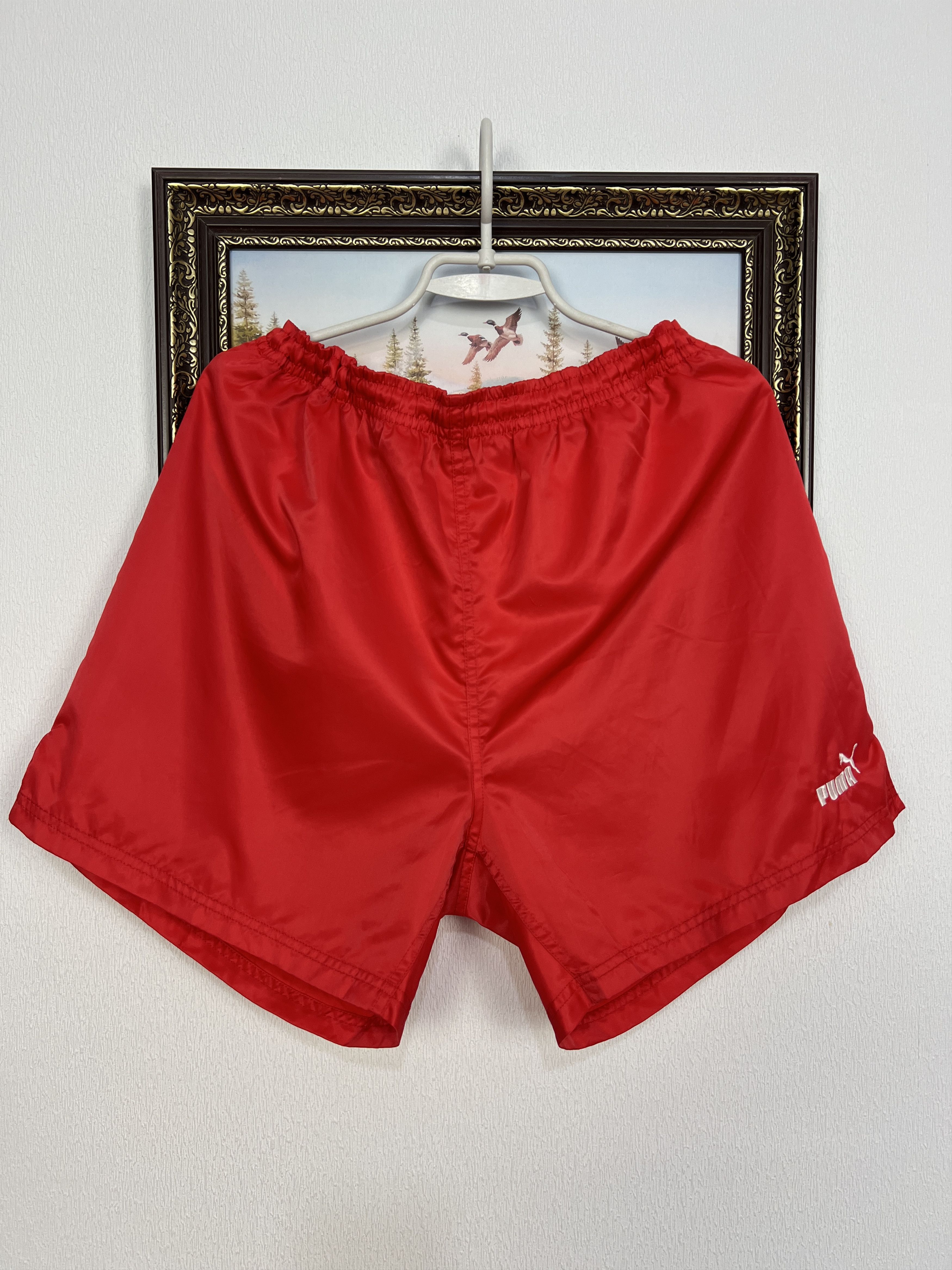 Puma Vintage 90's Puma Nylon Rub Shorts Athletic Sport Rare Hype Size US 36 / EU 52 - 1 Thumbnail