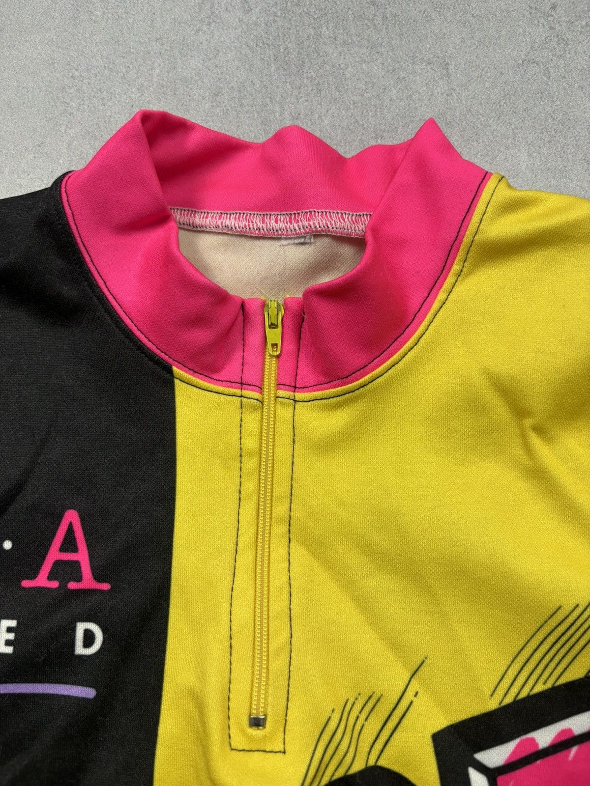 Vintage Vintage MRT M.Robert Cycling Jersey Neon BMX MTB Racing Top Size US L / EU 52-54 / 3 - 7 Thumbnail