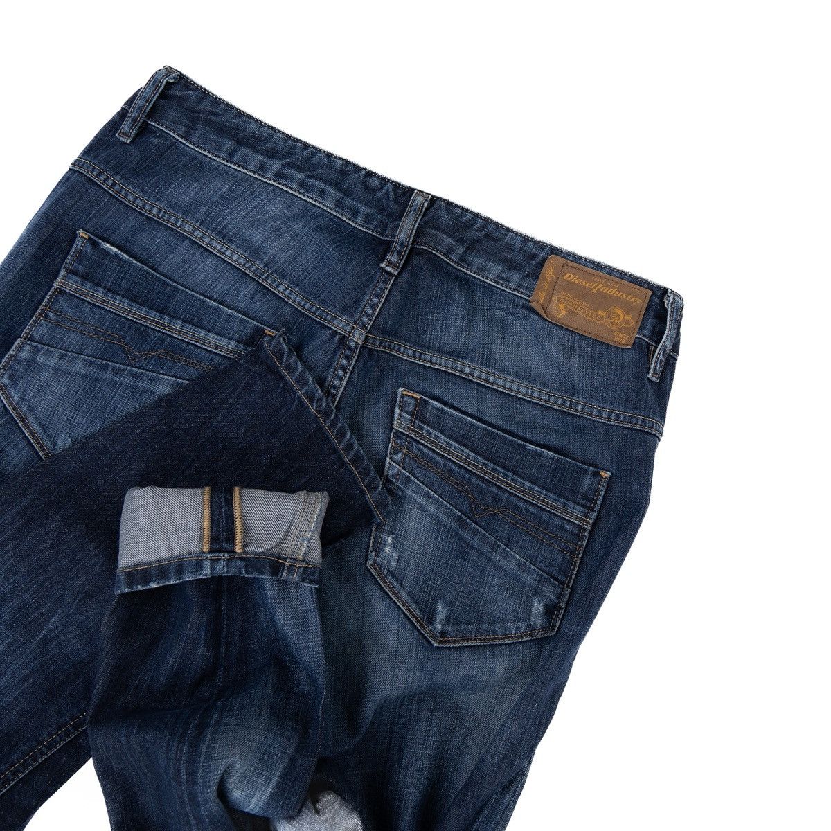 Diesel Diesel Fayza Women Dark Blue Jeans Relaxed Fit Tapered Denim Size 30" / US 8 / IT 44 - 4 Thumbnail