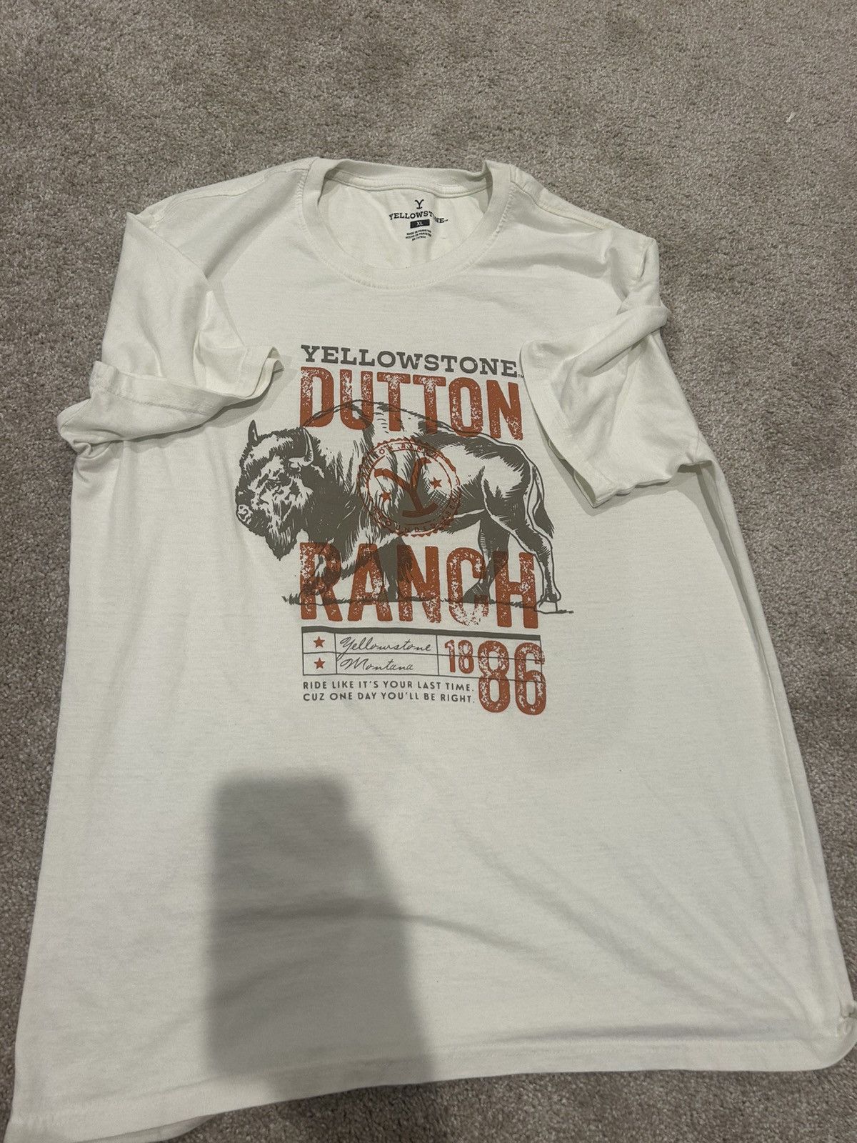 Other Yellow stone white tee shirt Size US XL / EU 56 / 4 - 1 Thumbnail
