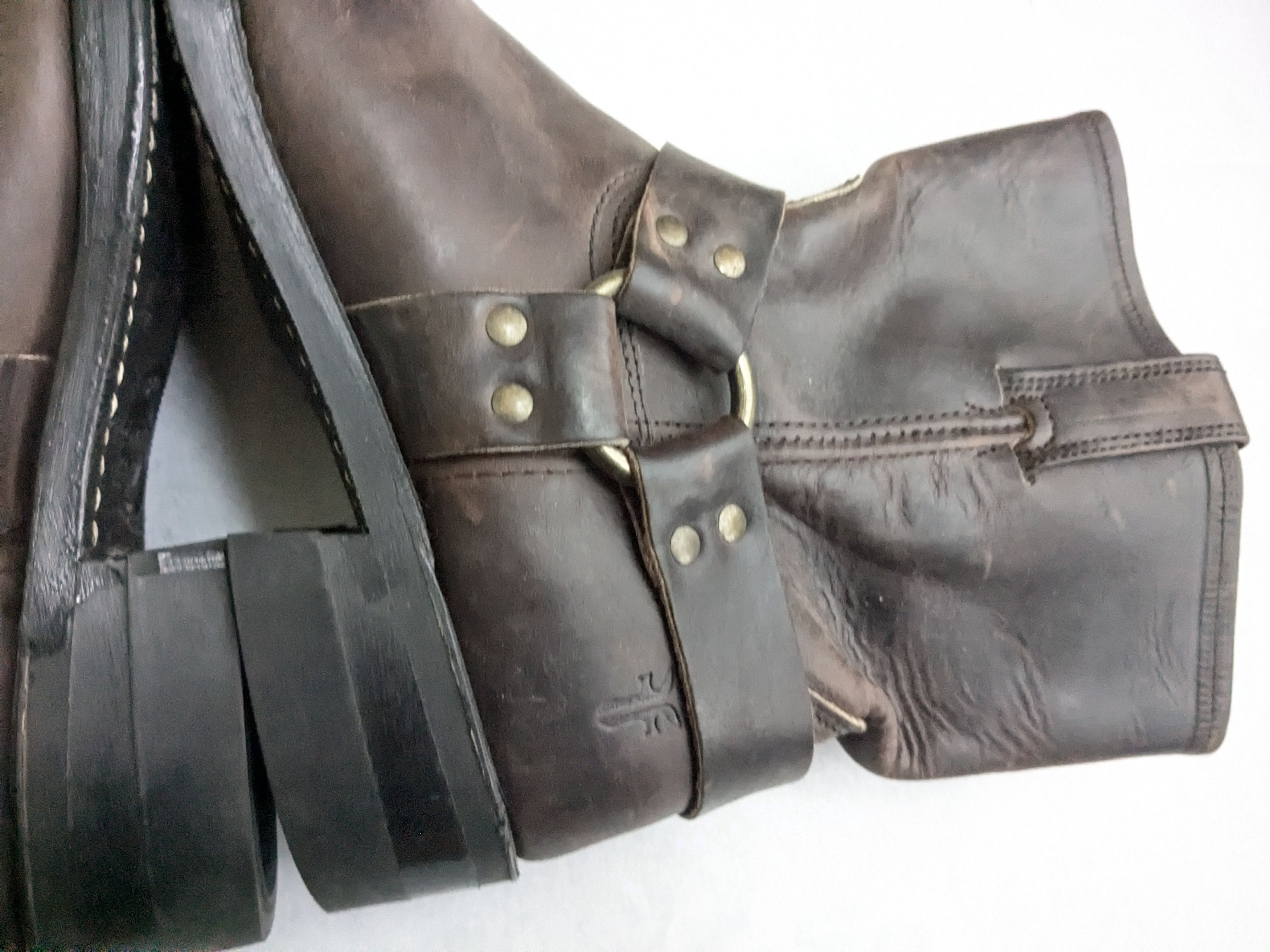Frye Frye Harness Boots Brown 10 M Leather Size US 10 / EU 43 - 9 Thumbnail