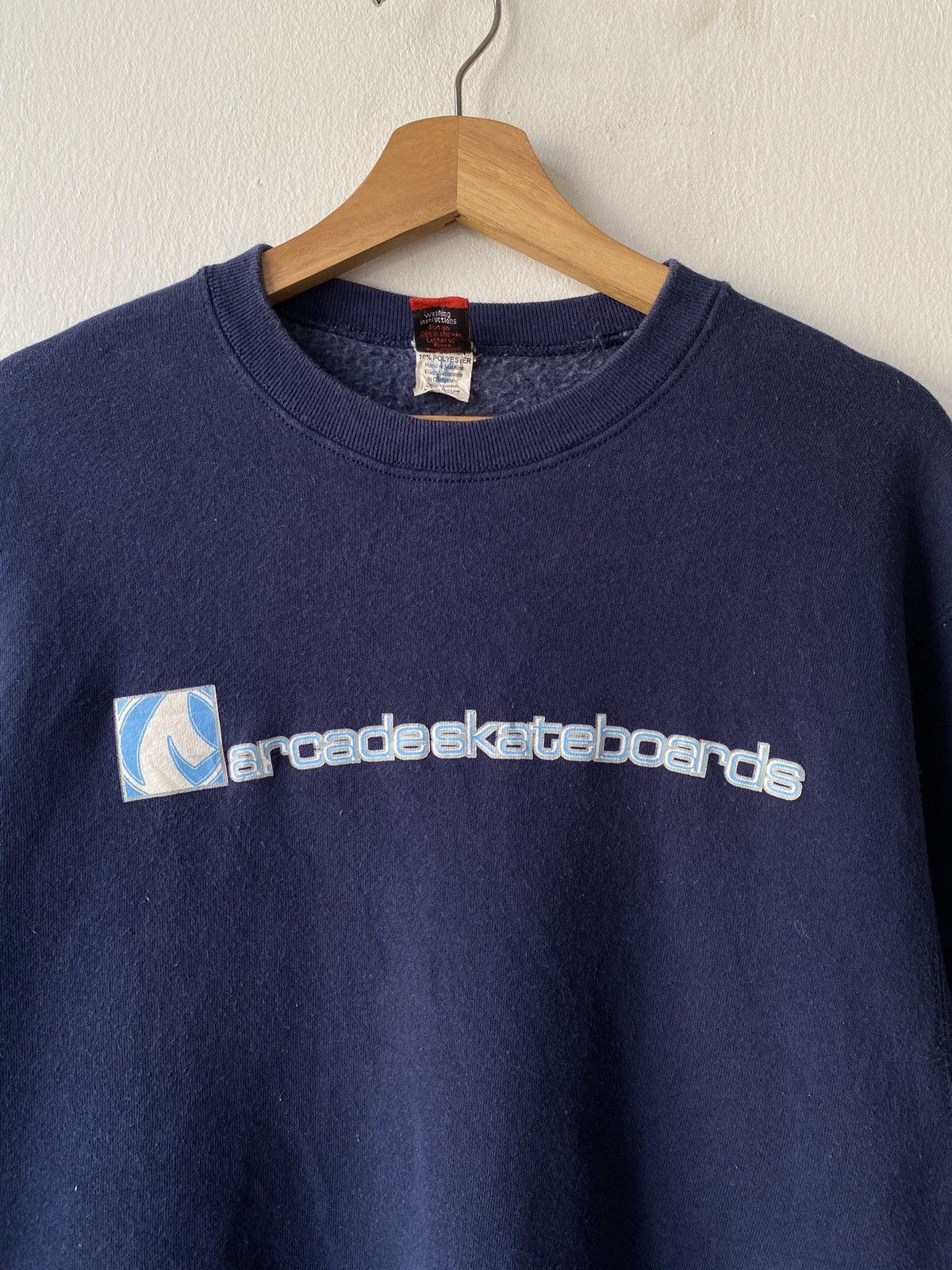 Powell Peralta × Vintage 1990s - Arcade Skateboards Sweatshirt Size US M / EU 48-50 / 2 - 5 Thumbnail