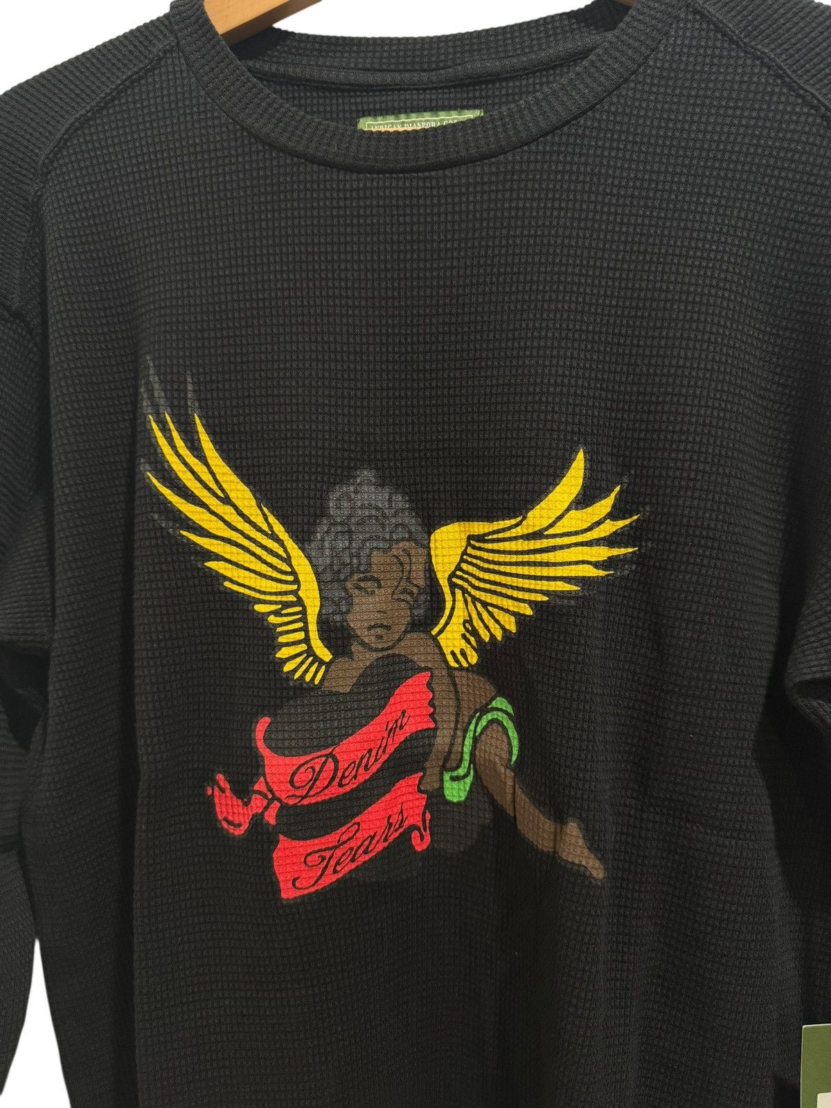 DENIM TEARS Denim Tears Cherub Long Sleeve Thermal Black Size US S / EU 44-46 / 1 - 2 Thumbnail