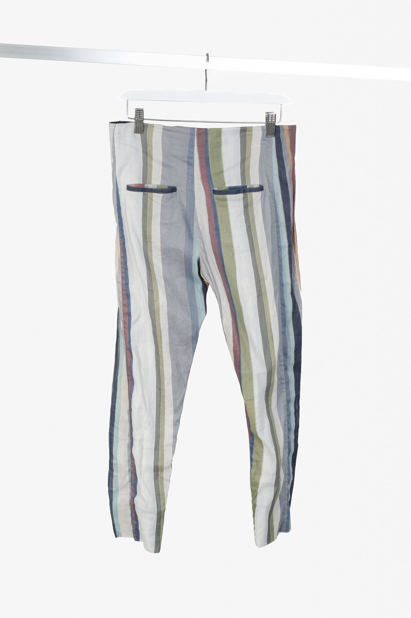 Annette Gortz Annette Gortz Caro White-Multicoloured Tapered Pants Size 30" / US 8 / IT 44 - 2 Thumbnail