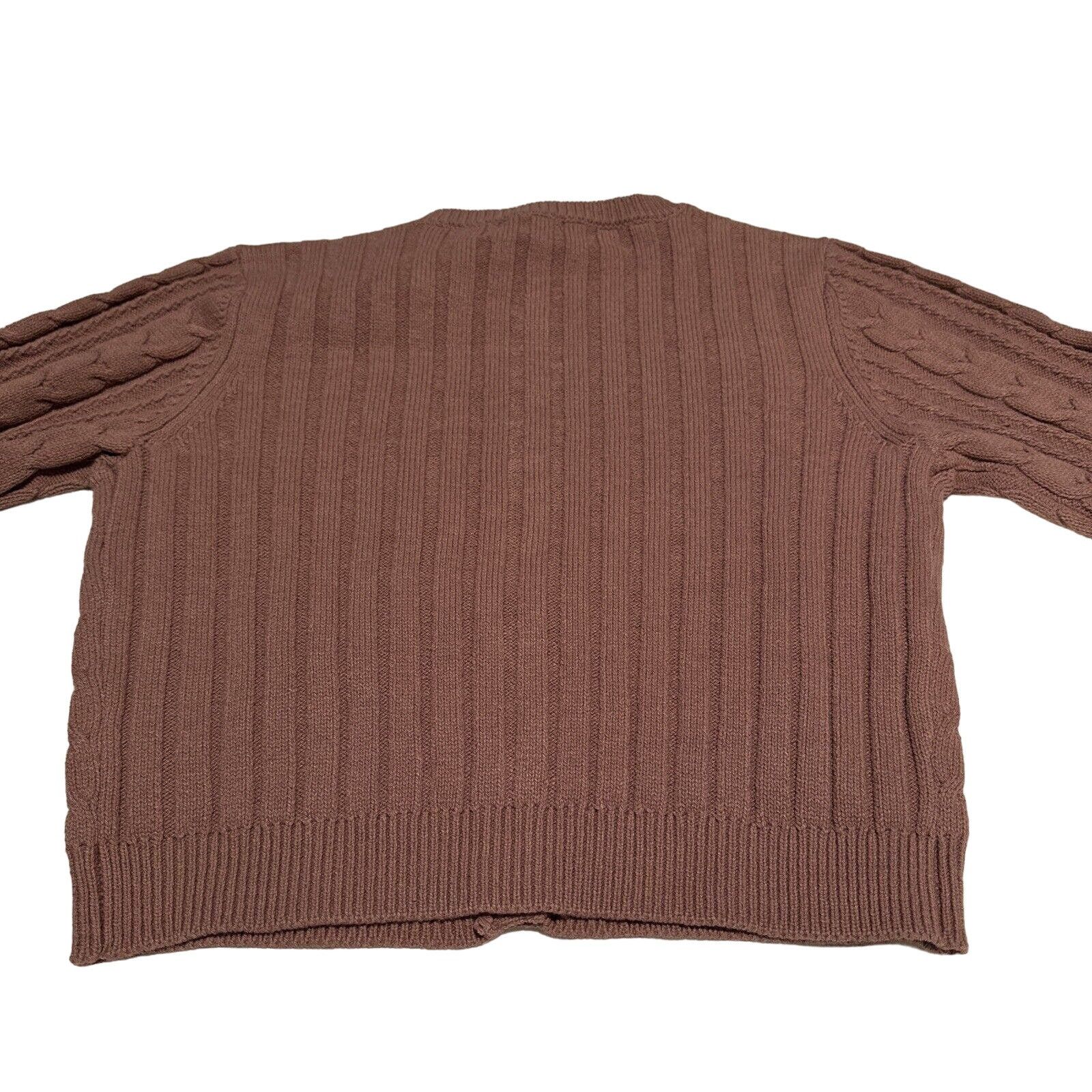 Wildfox Women's Juniors Girls Cable Knit Cardigan Wild Fable Medium Size M / US 6-8 / IT 42-44 - 8 Thumbnail