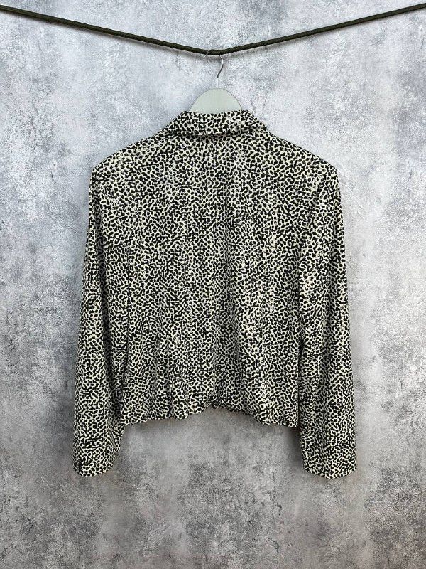 Joseph Ribkoff Joseph Ribkoff Leopard Sequin Full Zip Jacket Ribkoff Trends Size L / US 10 / IT 46 - 2 Thumbnail