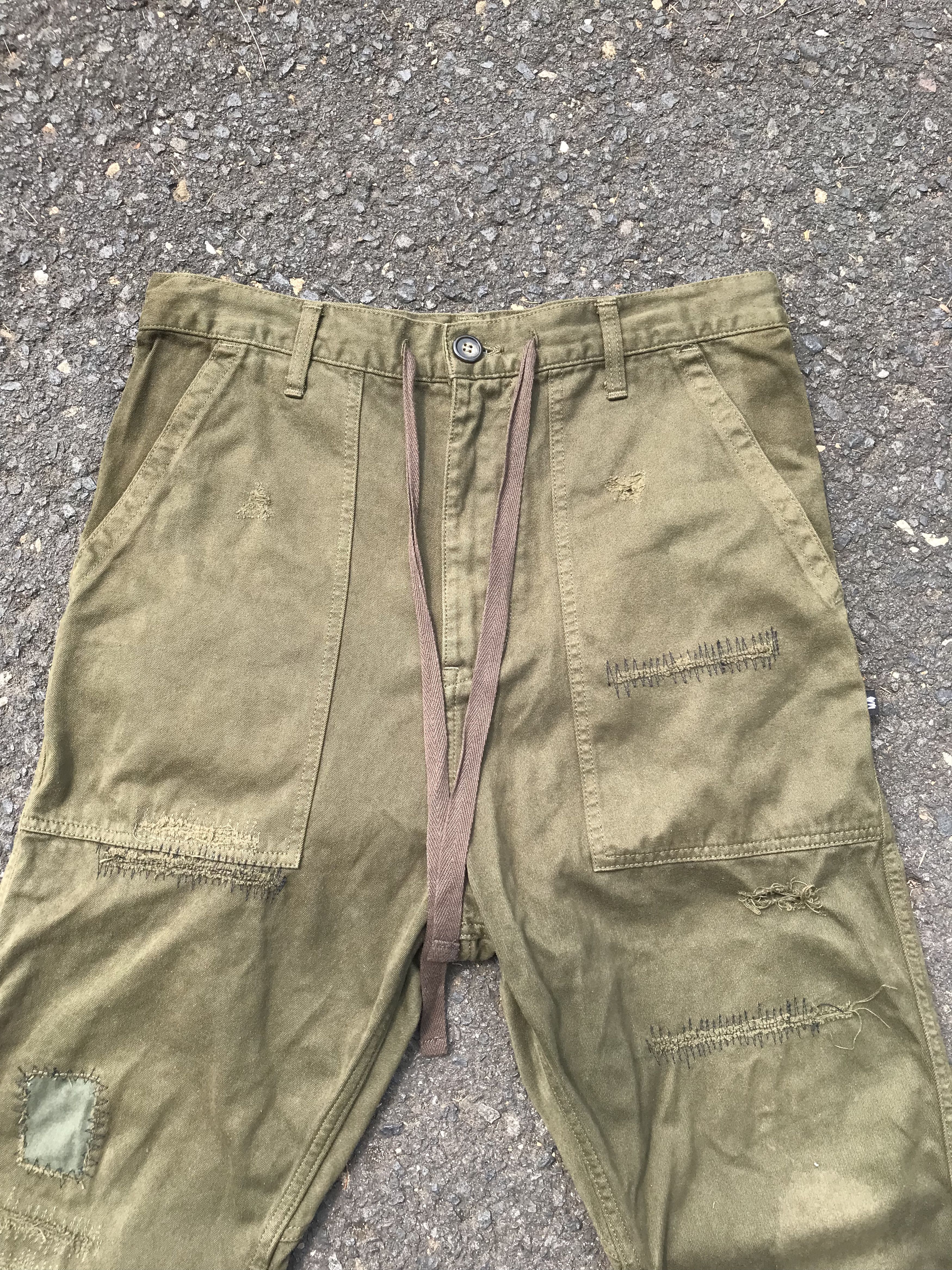14th Addiction × Japanese Brand × Le Grande Bleu (L.G.B.) Moonage devilment distressed pants Size US 32 / EU 48 - 3 Thumbnail