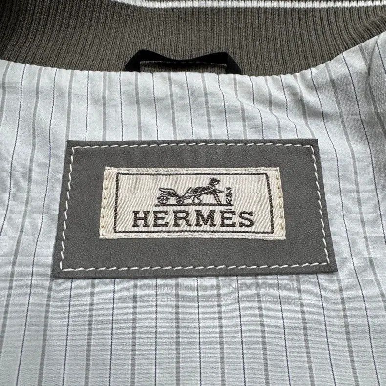 Other Hermes Elephant Gray Sheepskin Jacket Size US M / EU 48-50 / 2 - 2 Thumbnail