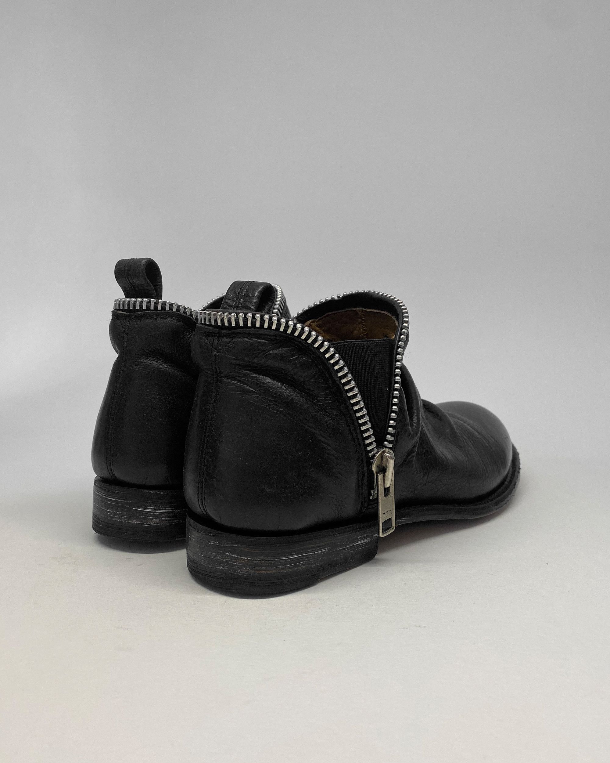 John Fluevog 1990s Zip Leather Shoes Size US 8 / IT 38 - 8 Thumbnail