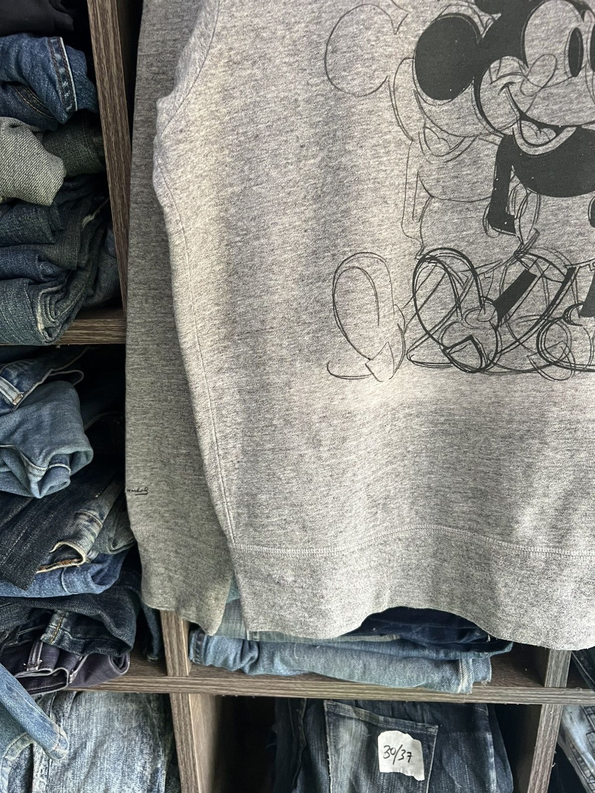 Andy Warhol × Uniqlo 🔥Andy Warhol x Uniqlo x Mickey Mouse Crewneck Sweatshirt Size US M / EU 48-50 / 2 - 6 Thumbnail