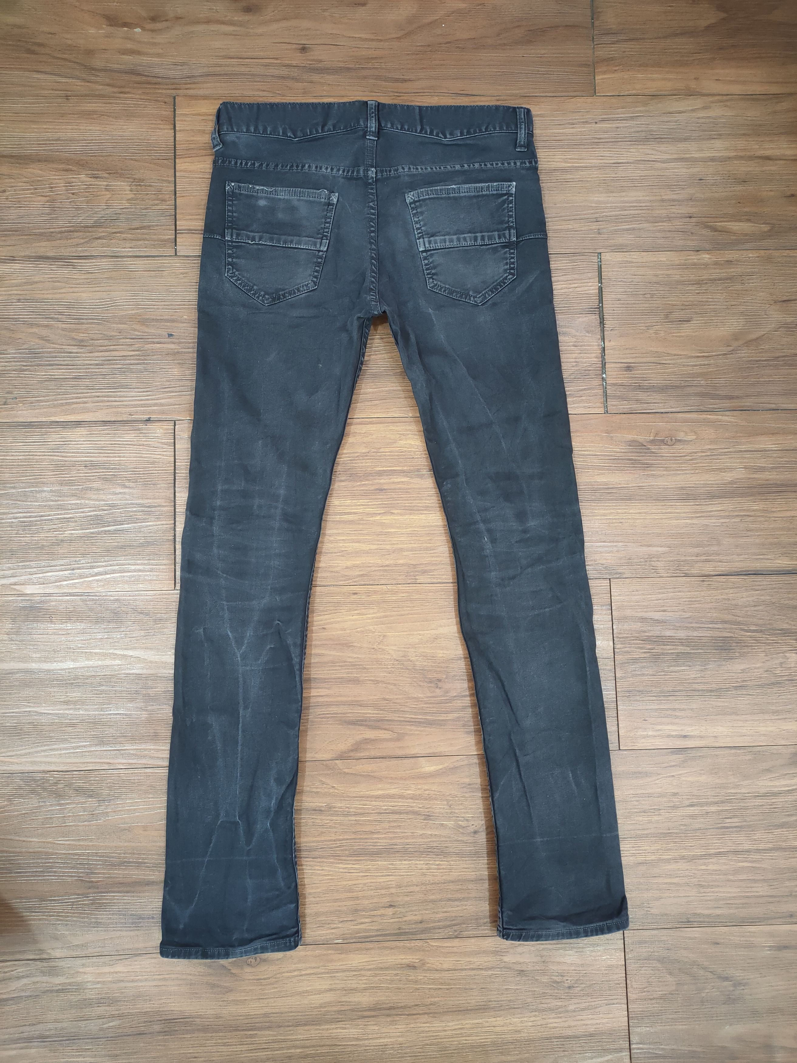 Japanese Brand AUTHENTIC MOTEL FADED BLACK SKINNY JEAN DENIM PANTS Size US 29 - 6 Thumbnail