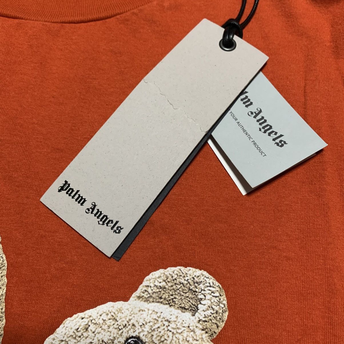 Palm Angels Palm Angels Small Classic Bear Orange Tee Size US S / EU 44-46 / 1 - 5 Thumbnail
