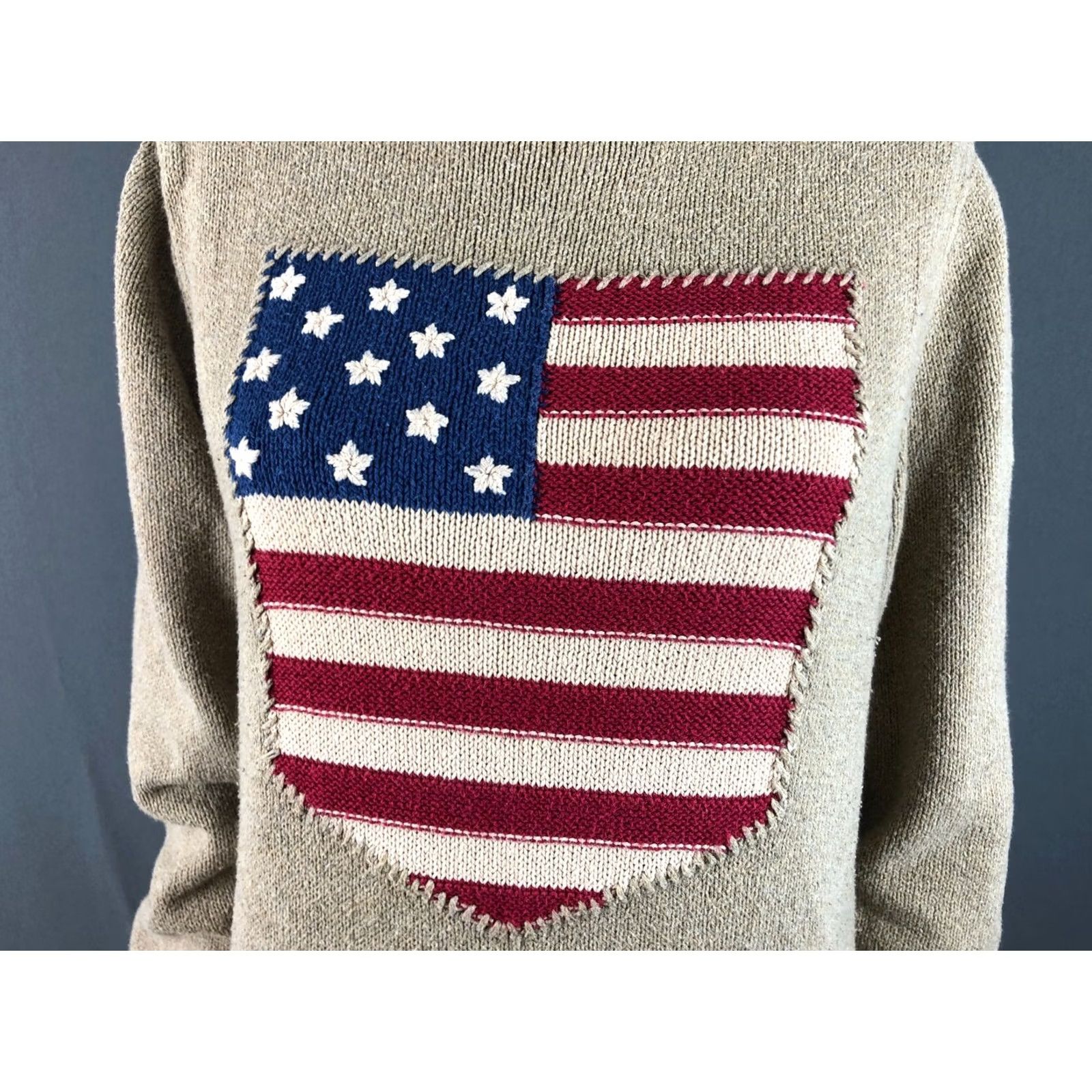 Gant GANT US Flag Pullover Cotton Women S Brown Sweater Size S / US 4 / IT 40 - 6 Thumbnail
