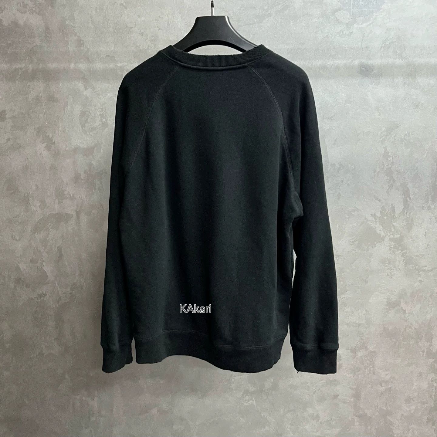 Dior Dior Black Logo Embroidered Ribbed Sweatshirt Size US XXS / EU 40 - 5 Thumbnail