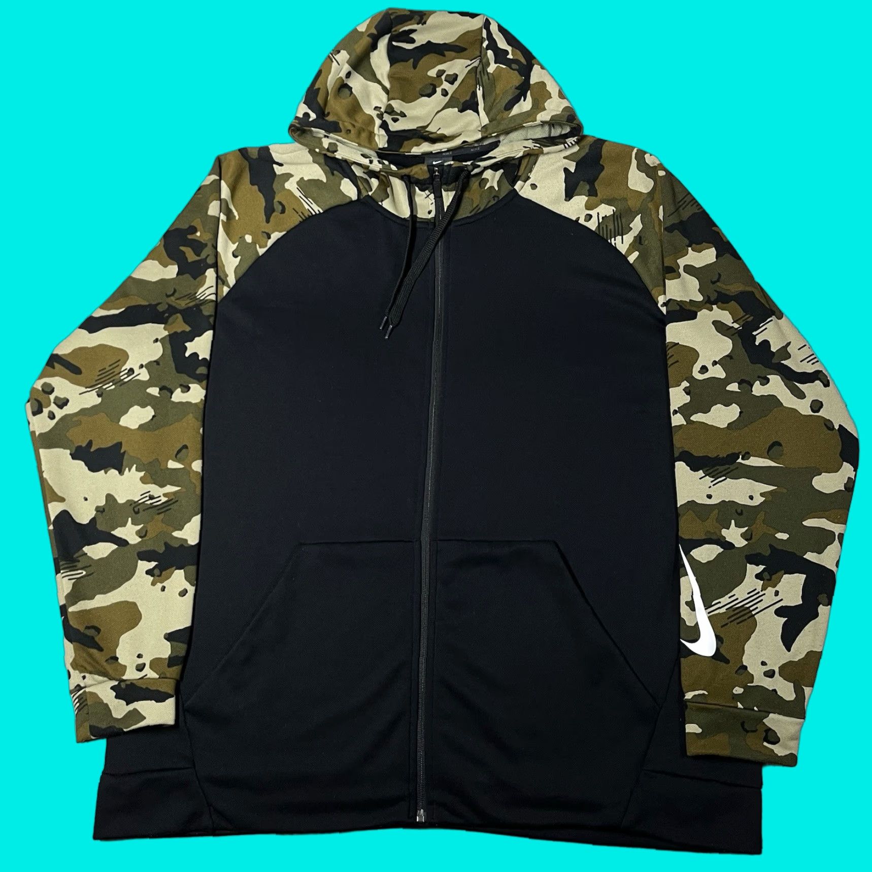 Nike Nike Hoodie Mens 2XL Full Zip Camouflage Dri-Fit Athletic Performance Outdoor Size US XXL / EU 58 / 5 - 1 Thumbnail