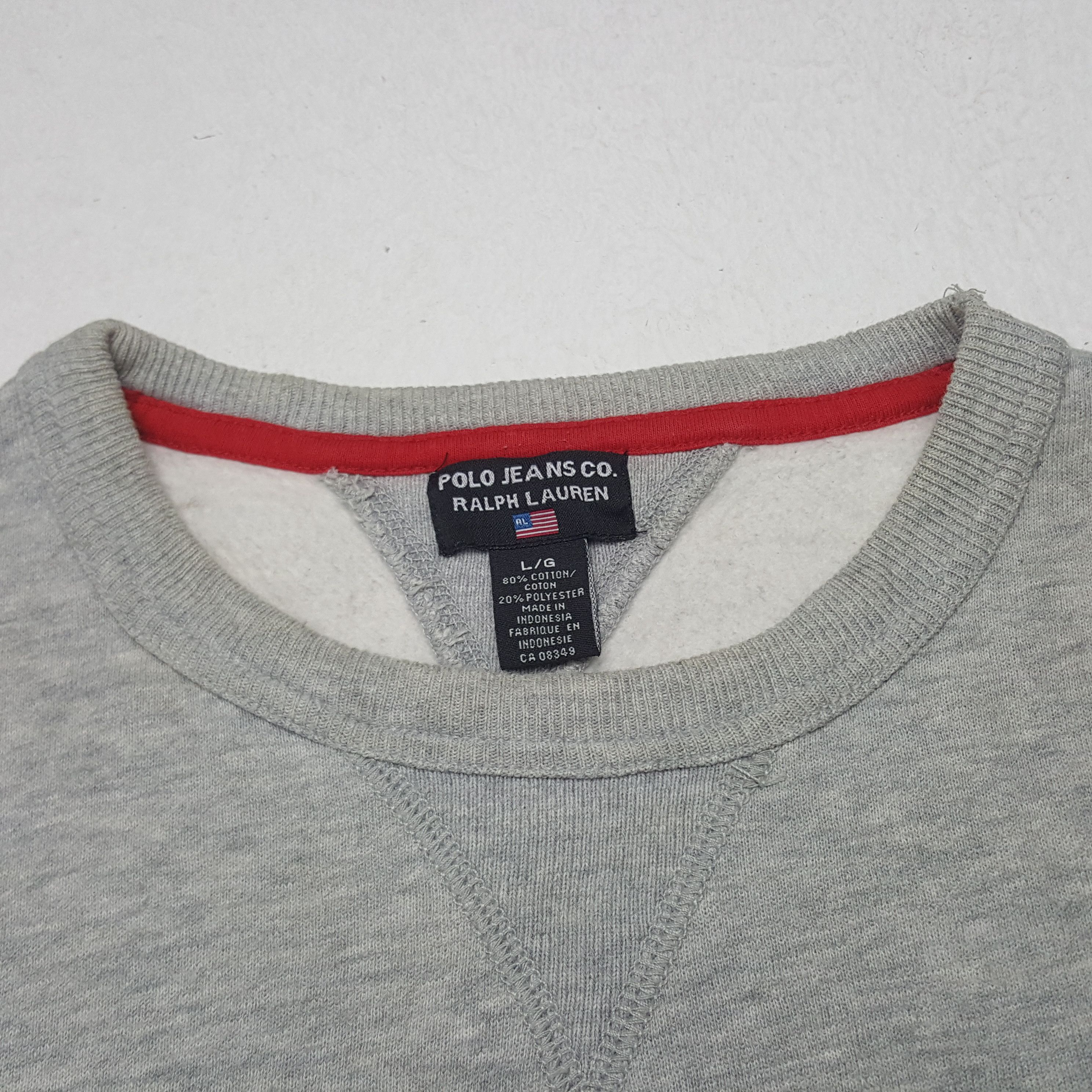Polo Ralph Lauren × Vintage Vintage Polo Jean by Ralph Lauren Company Sweatshirt Size US XL / EU 56 / 4 - 5 Thumbnail