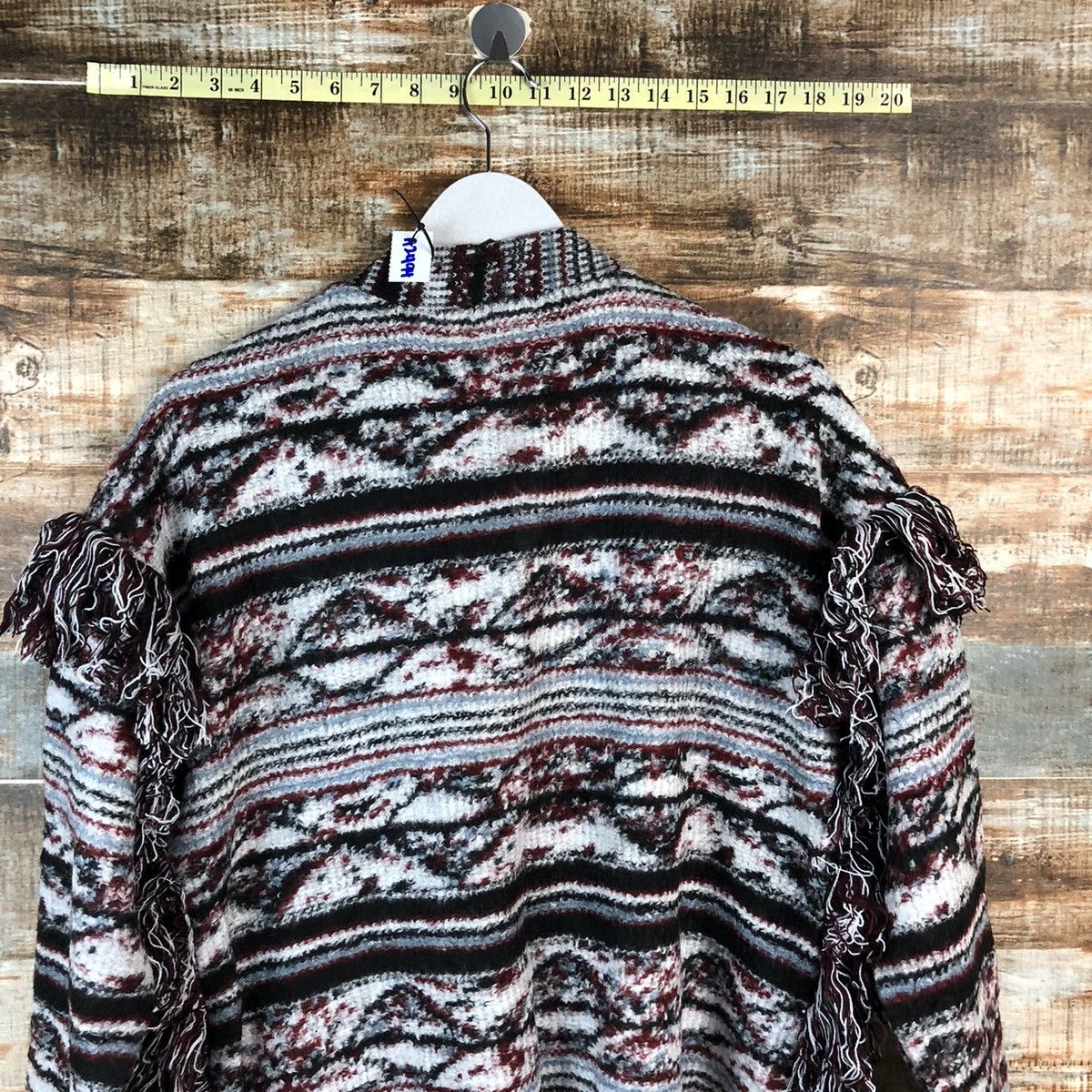 Japanese Brand Japan vintage fur shaggy navajo Cardigan Knitwear #2494 Size US M / EU 48-50 / 2 - 13 Thumbnail
