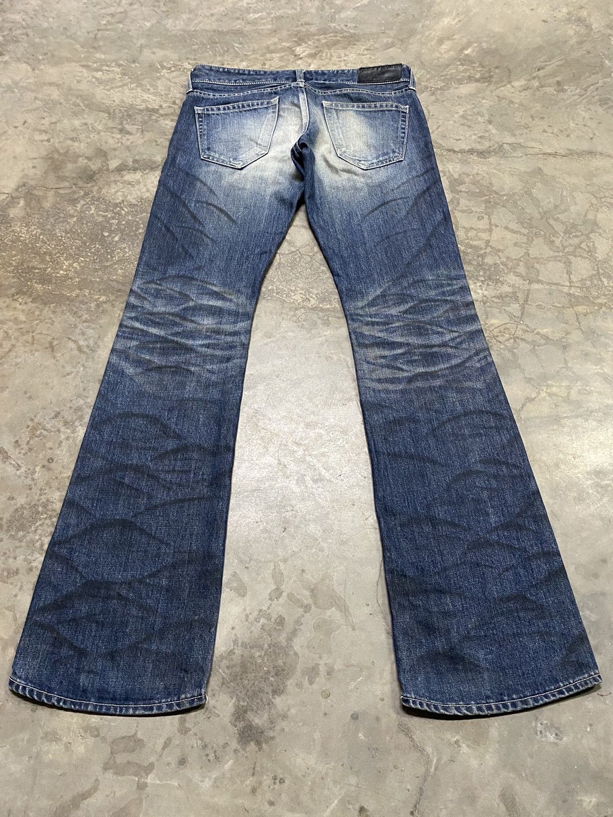 Japanese Brand × Murder License Flare Jeans Japan Murder License Black Oil Claws Size US 31 - 10 Thumbnail