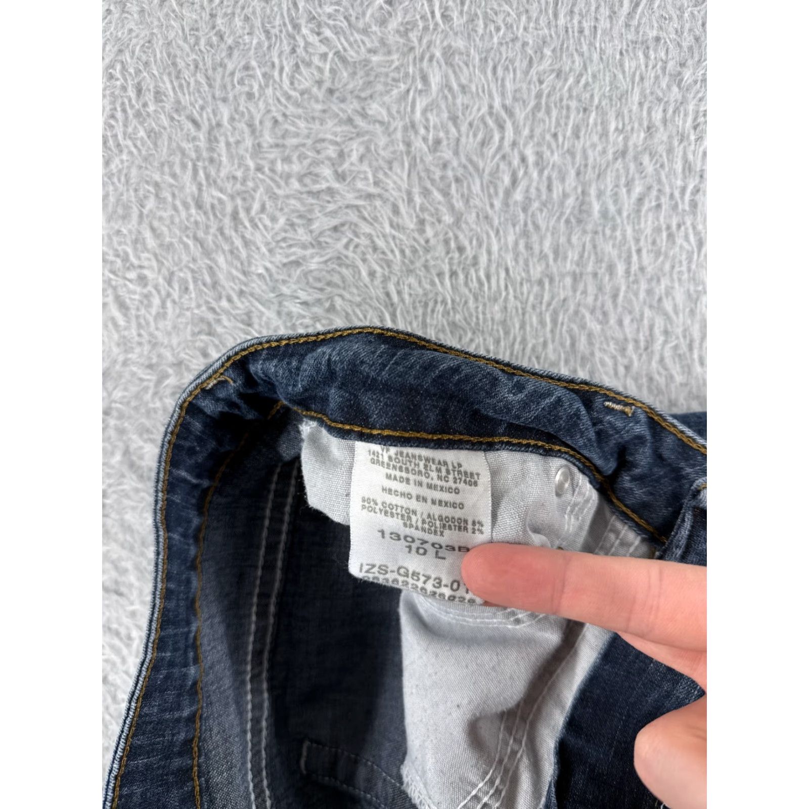 Lee Lee Jeans Womens 10 Blue Denim Bootcut Western Mid Rise 29x32 Pants Regular 5-Pocket Zipper Distressed Cotton Blend Cowboy Southwestern American Lee Size 32" / US 10 / IT 46 - 7 Thumbnail