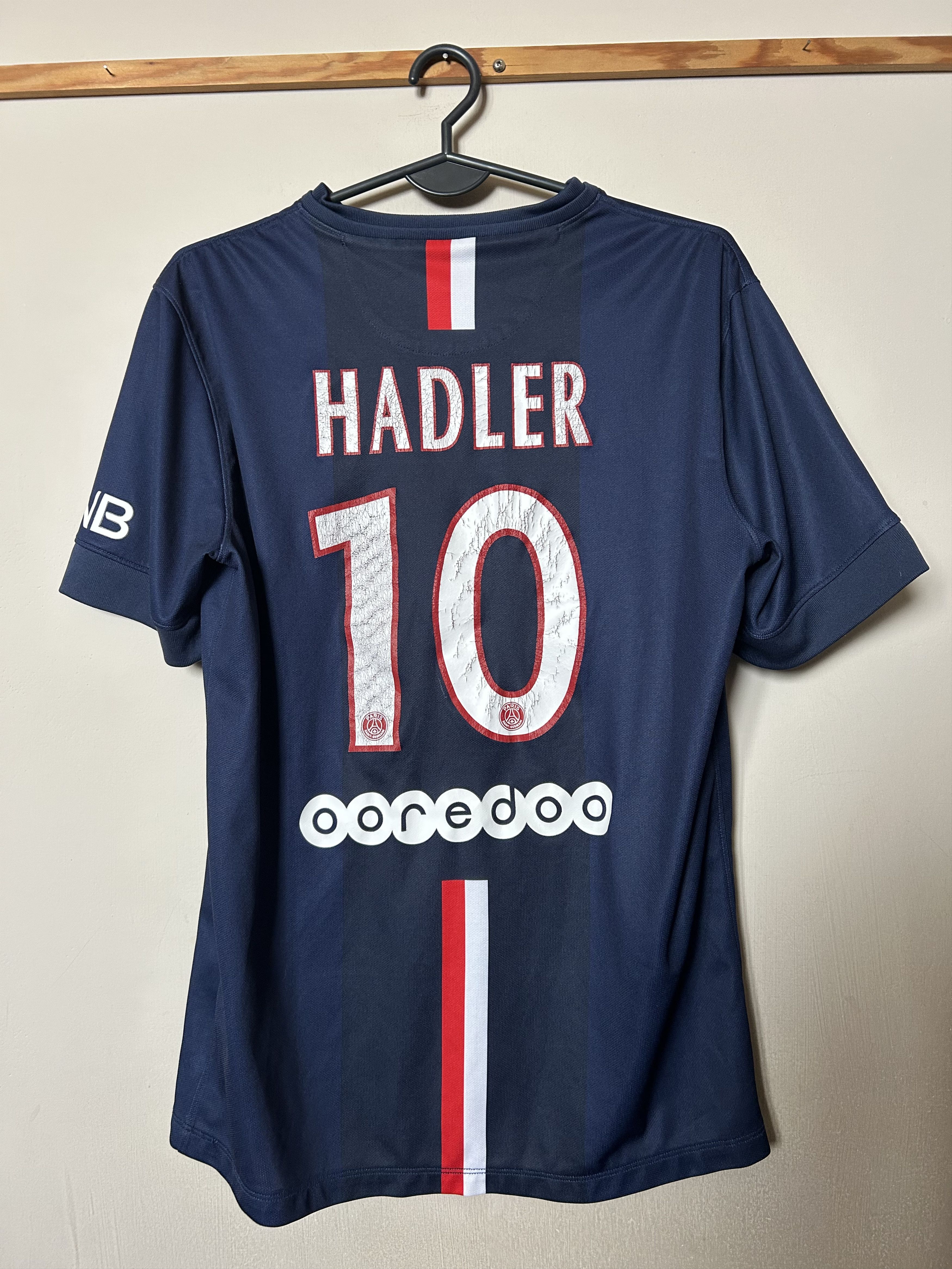 Nike Paris Saint Germain #10 HADLER Nike - 2014 - 2015 - M Size US M / EU 48-50 / 2 - 2 Thumbnail