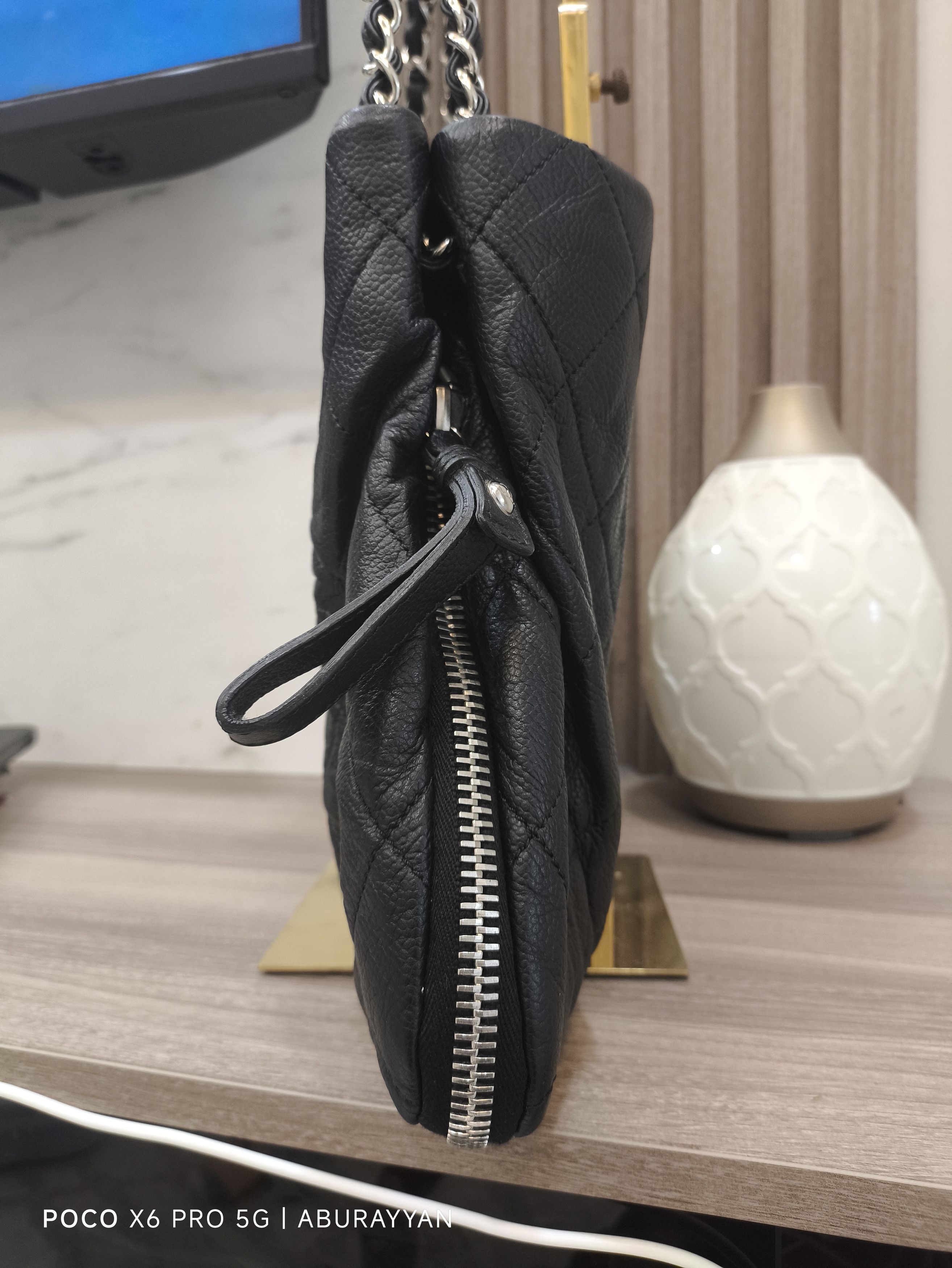Chanel Chanel Black Caviar Expandable Timeless Shoulder Hobo Bag Size ONE SIZE - 4 Thumbnail