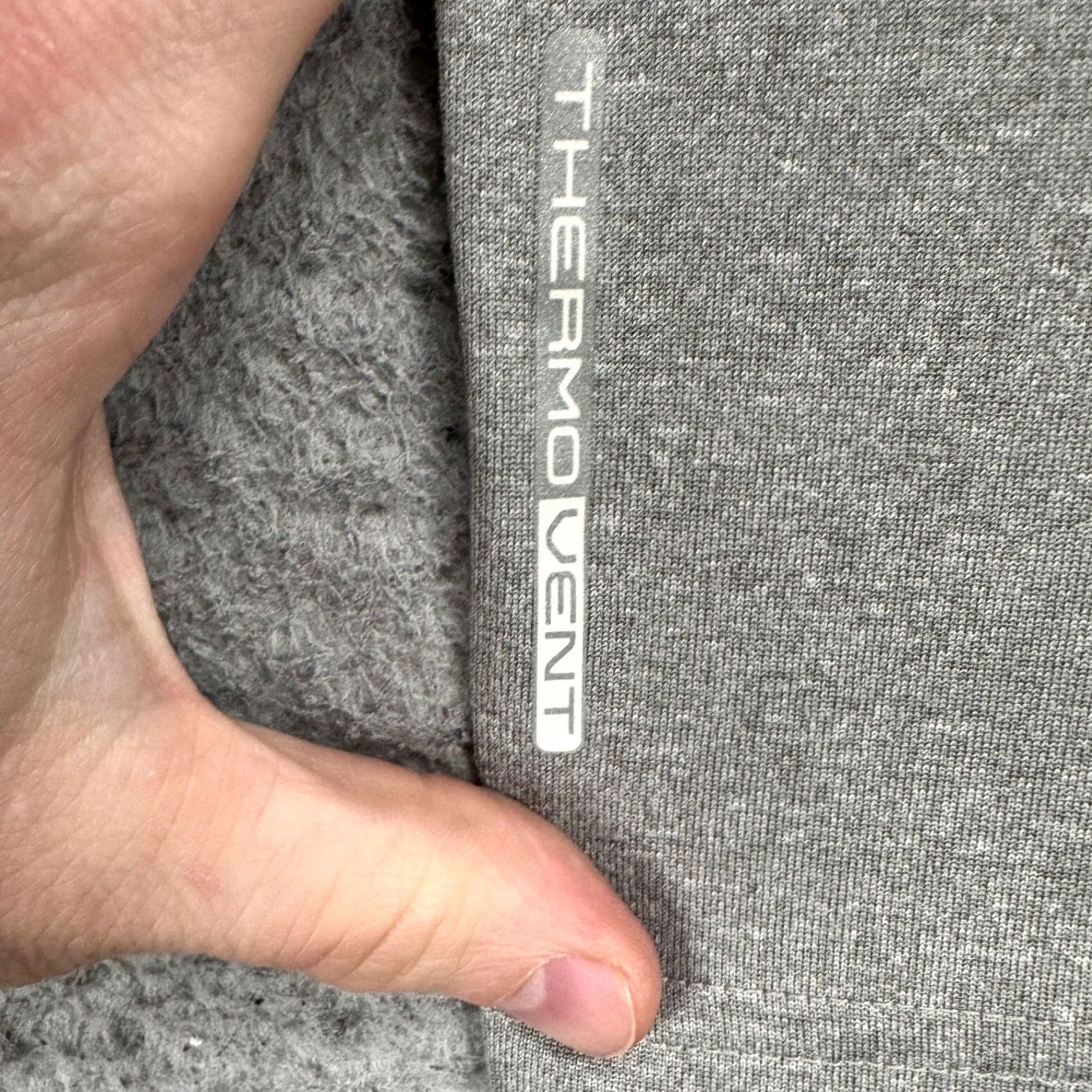 Polo Ralph Lauren Polo Sport Ralph Lauren Mens Pullover Shirt Large Grey Thermo Vent Quarter Zip Size US L / EU 52-54 / 3 - 7 Thumbnail