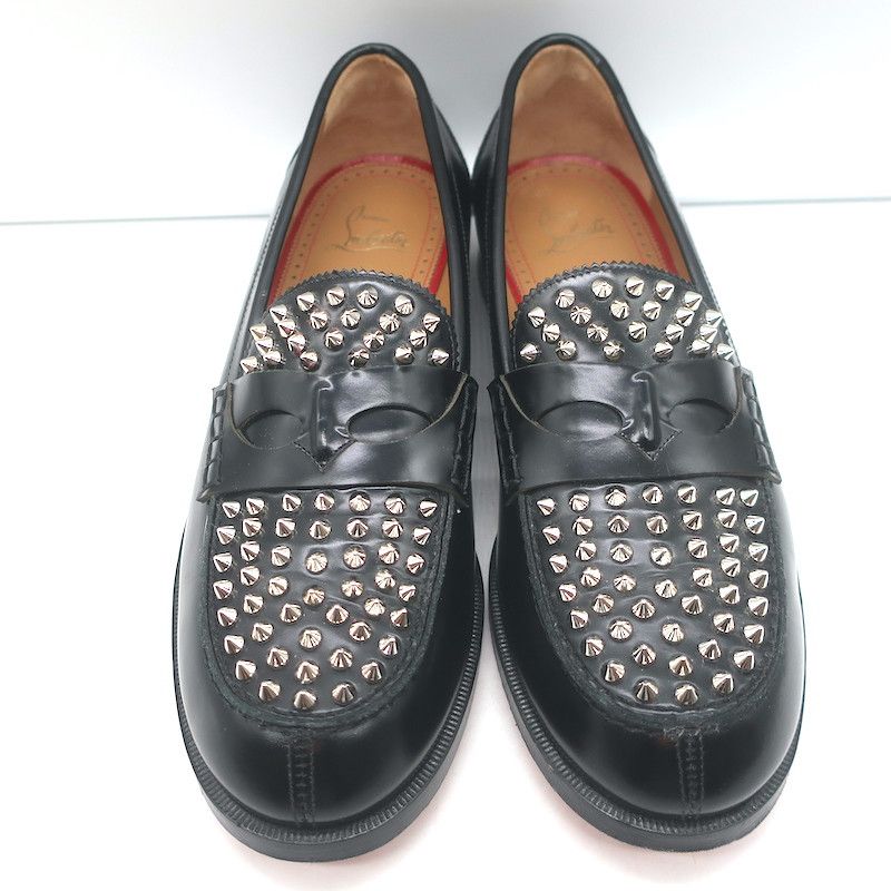 Christian Louboutin Christian Louboutin Montezupik Spike Loafers Black Size 41 Size US 8.5 / EU 41-42 - 5 Thumbnail