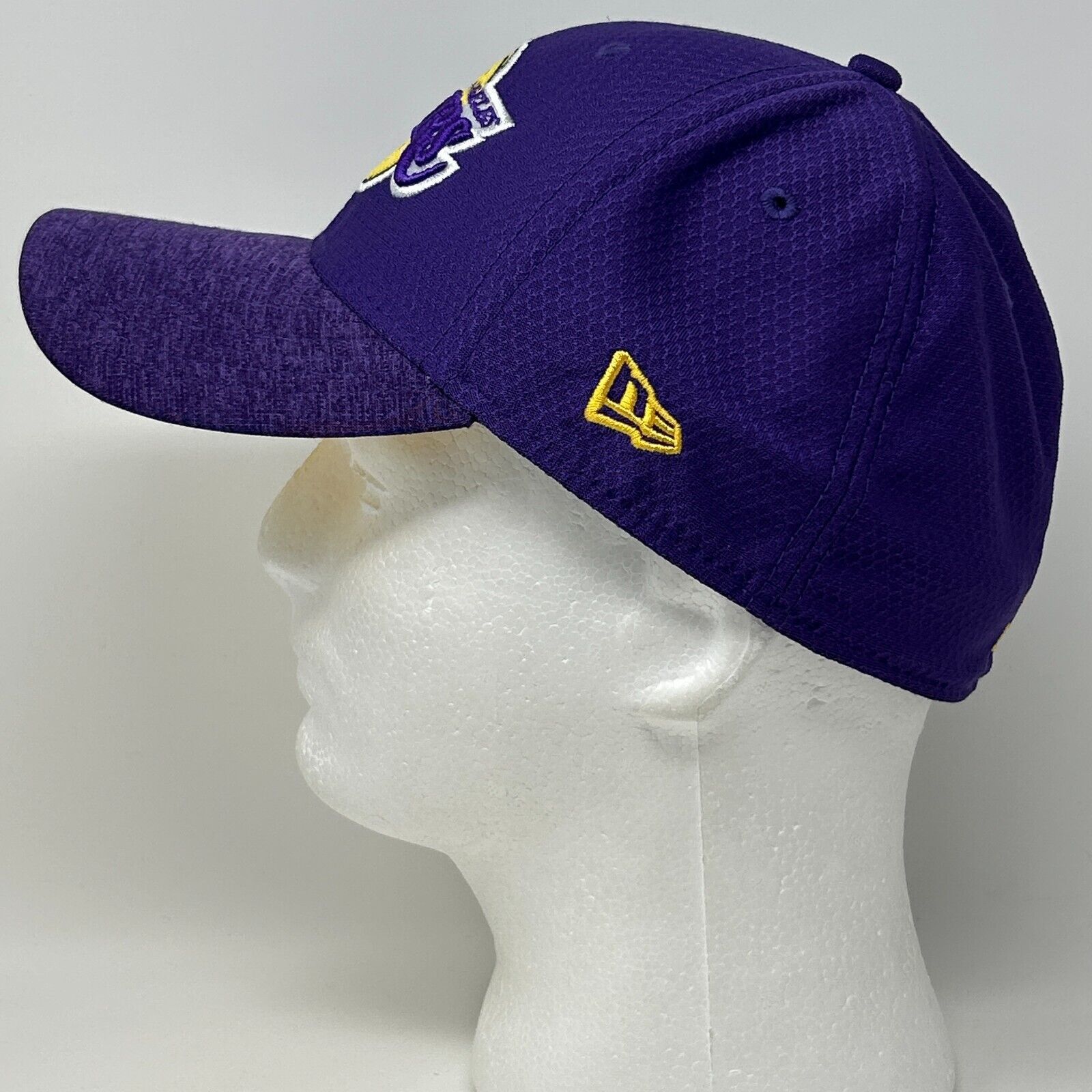 New Era Los Angeles LA Lakers Hat Baseball Cap Flex Fitted M-L Size ONE SIZE - 7 Thumbnail