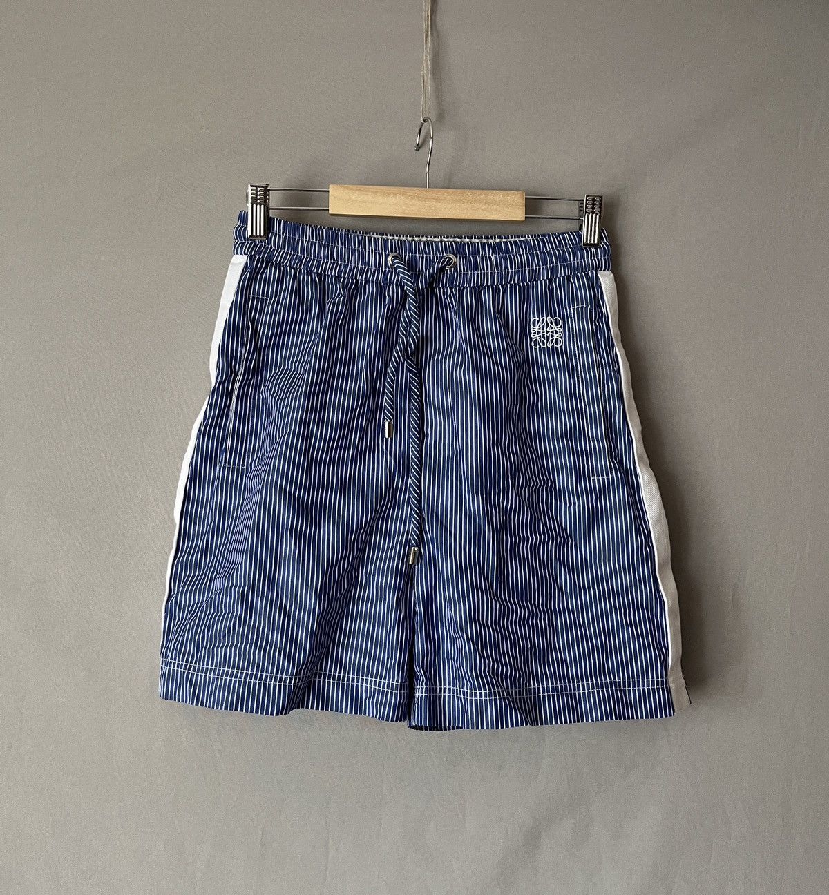 Loewe LOEWE Blue White Striped Shorts Size 25" / US 0 / IT 36 - 15 Thumbnail