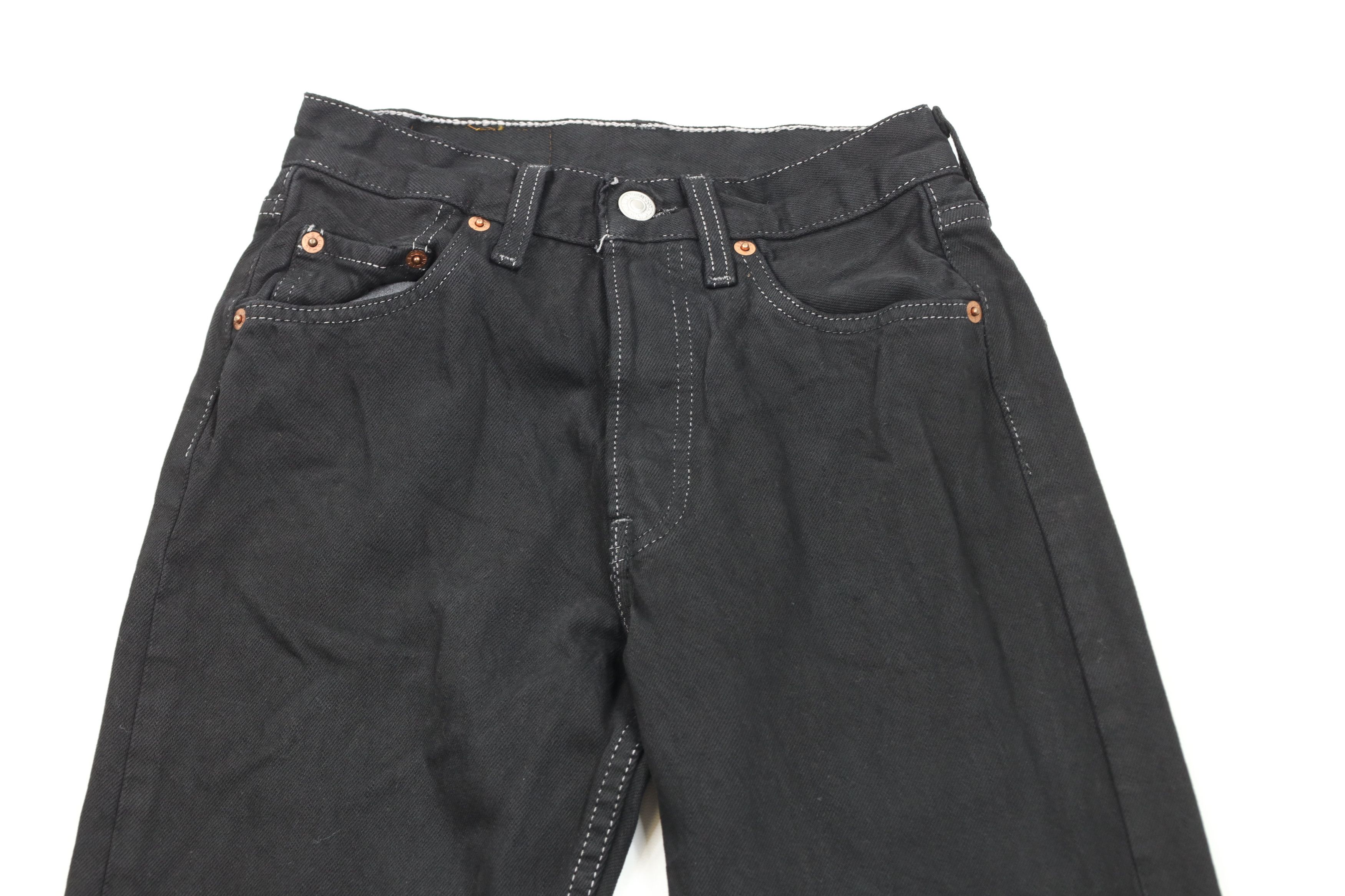 Levi's Vintage 90s Levis 501xx Button Fly Original Fit Jeans Black Size 26" / US 2 / IT 38 - 2 Thumbnail