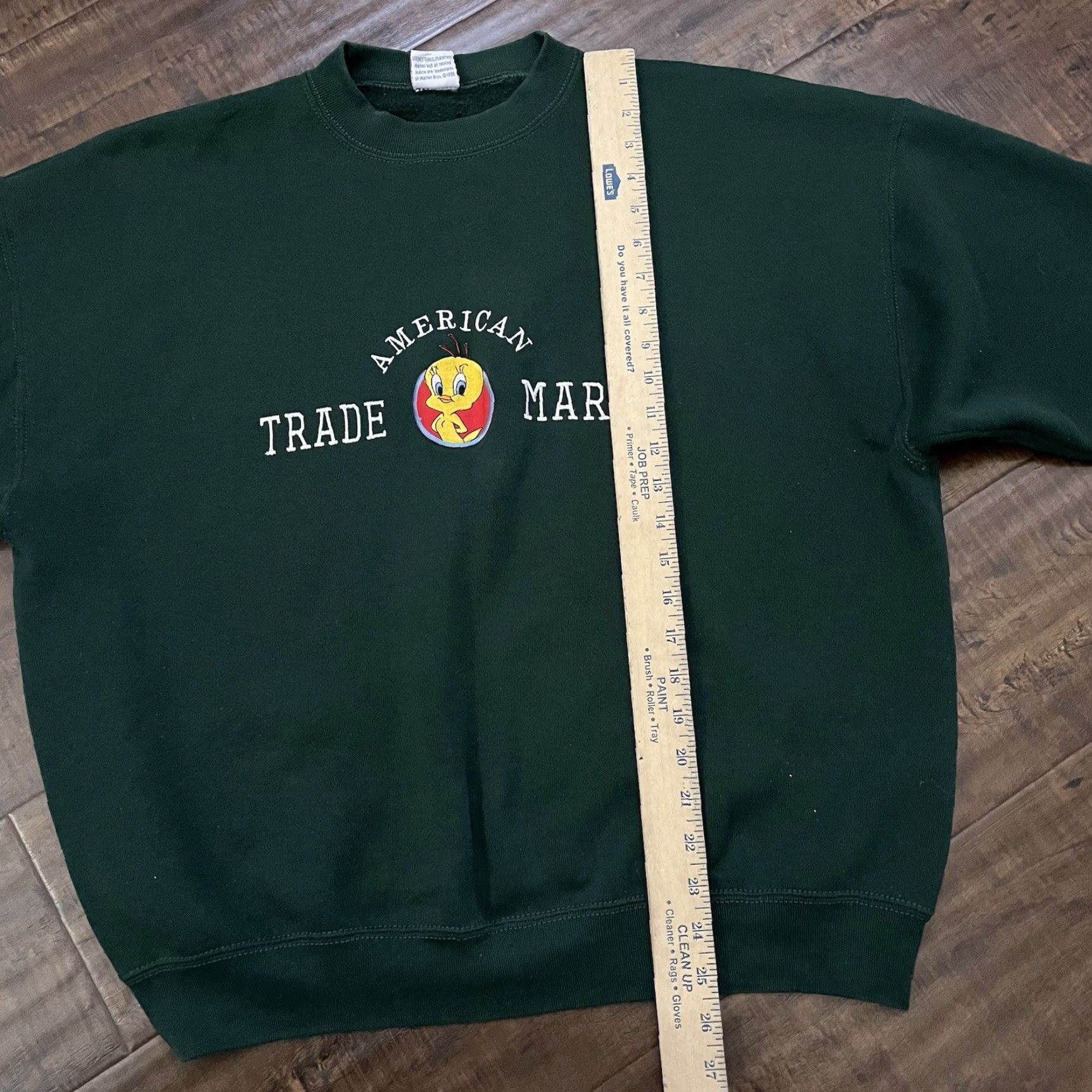 Vintage VINTAGE Tweety Bird Crewneck Sweatshirt XL Looney Tunes 90s Warner Bros Green Unisex Adults Sweatshirt Size US XL / EU 56 / 4 - 6 Thumbnail