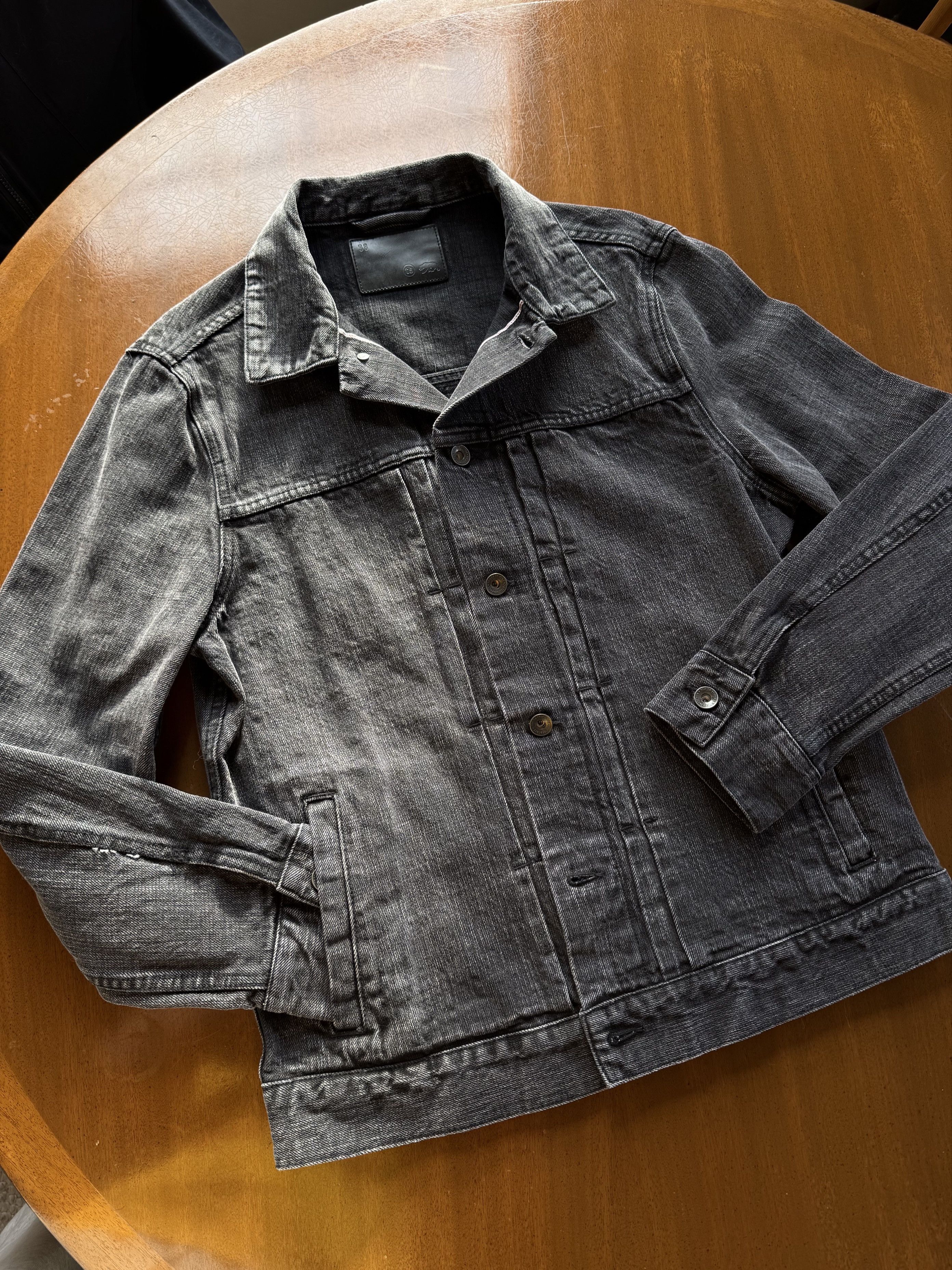 Taylor Stitch Taylor Stitch Dispatch Jacket in Black 3-Month Wash Selvage Size US S / EU 44-46 / 1 - 21 Thumbnail
