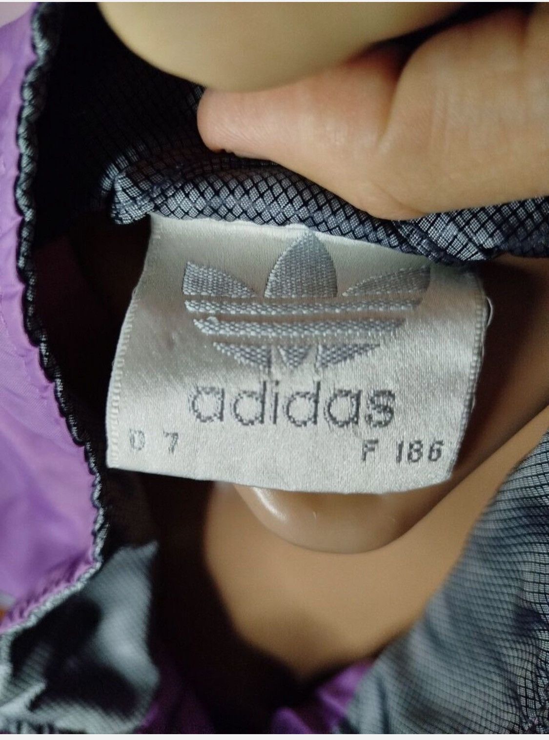 Adidas Adidas Vintage Purple Track Jacket Mens Large Shell Suit 90s Size US L / EU 52-54 / 3 - 4 Thumbnail