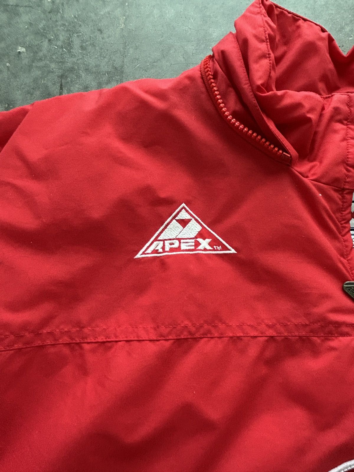 Apex One Vintage 90s Detroit Red Wings Puffer Jacket Pullover Parka Size US XL / EU 56 / 4 - 4 Thumbnail