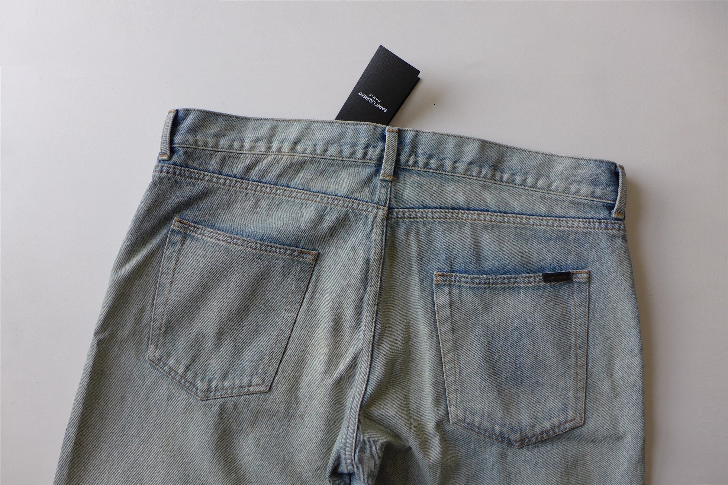 Saint Laurent Paris Saint Laurent Etienne Jeans - Washed Blue Denim Size US 36 / EU 52 - 12 Thumbnail