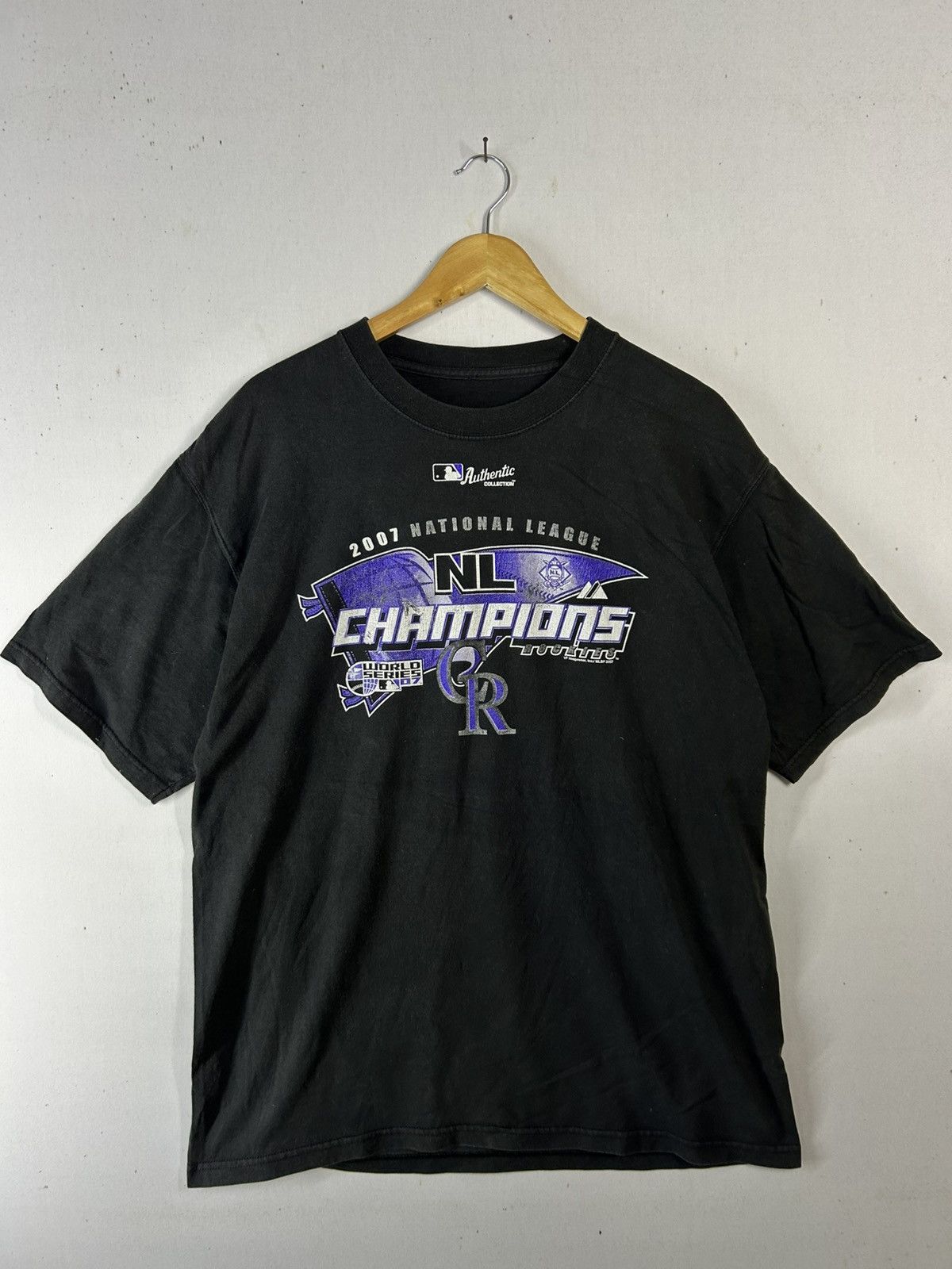 MLB × NFL × Vintage Vintage 2007 MLB National League World Series Championship Size US L / EU 52-54 / 3 - 1 Thumbnail