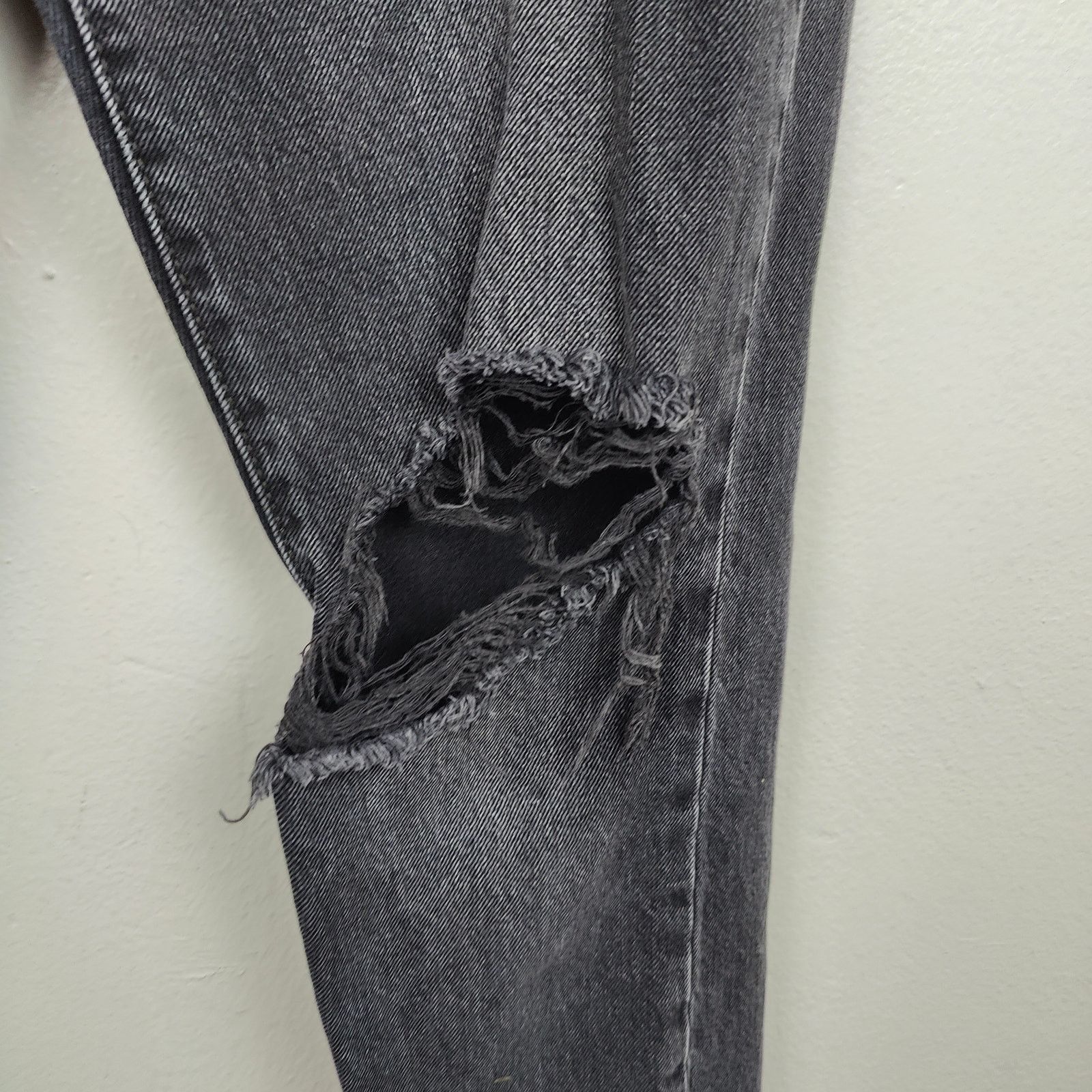 Levi's Levis Wedgie Icon Fit Jeans Womens 24 Black Wash Straight Size 24" / US 00 / IT 34 - 3 Thumbnail