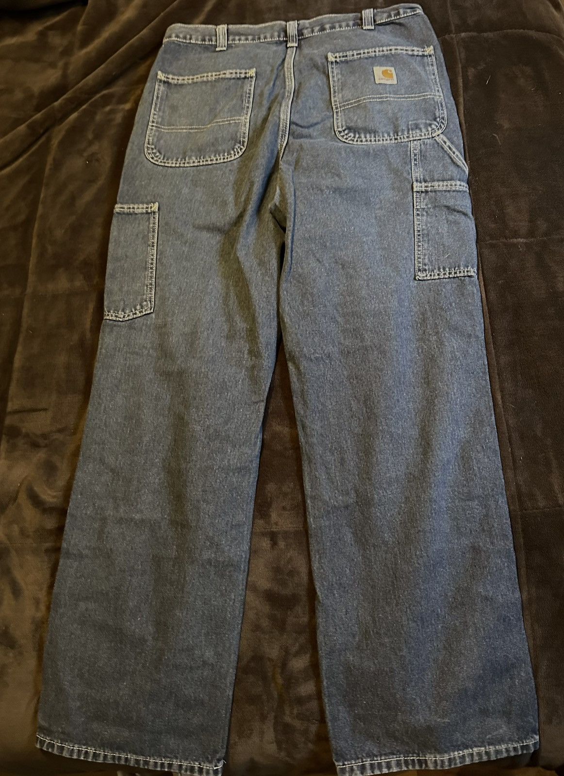 Carhartt × Vintage Carrhartt Carpenter Jeans 34x32 Size US 34 / EU 50 - 2 Thumbnail