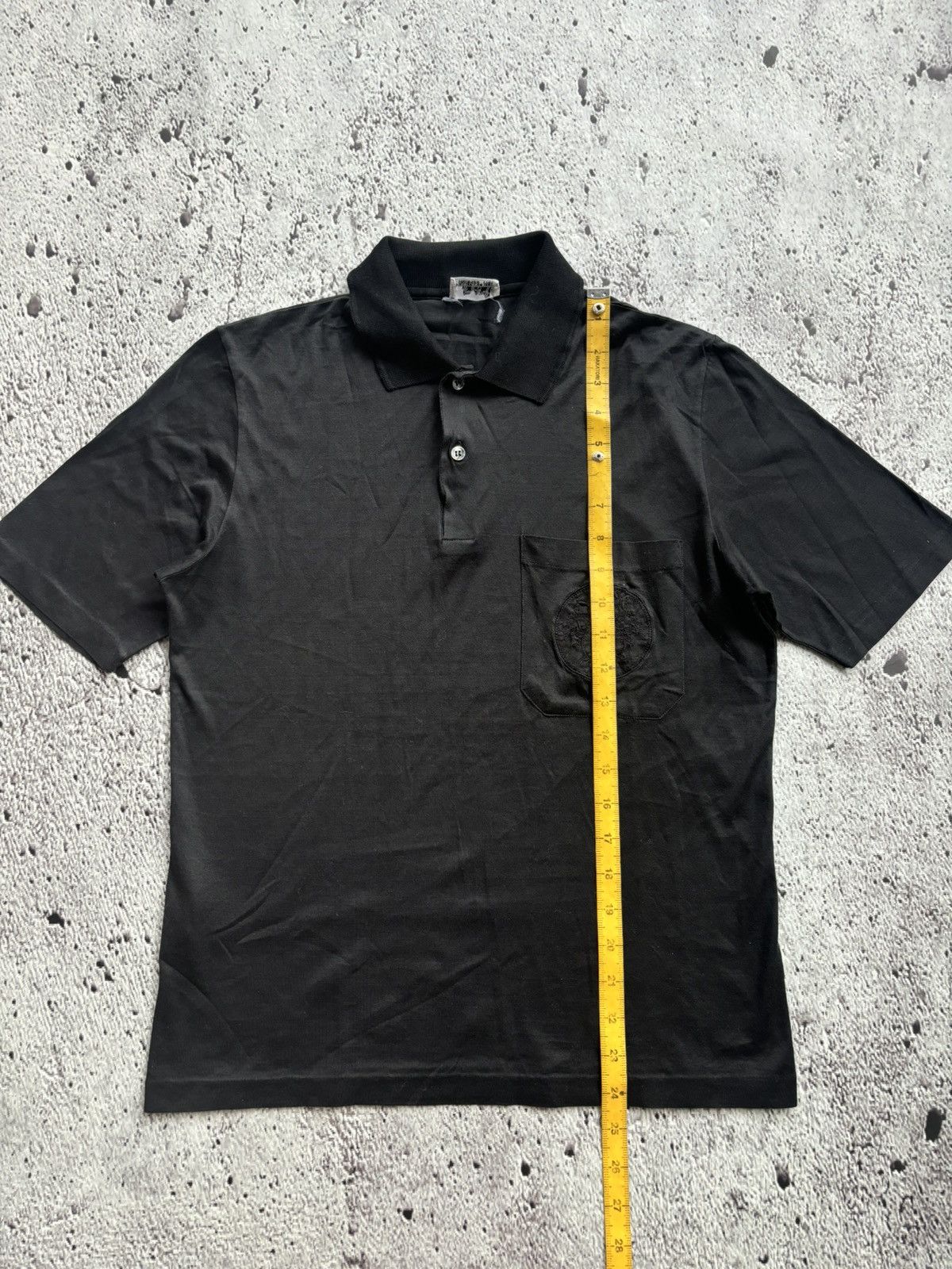 Hermes Vintage Hermes Paris Pocket black shirt Size US M / EU 48-50 / 2 - 8 Thumbnail