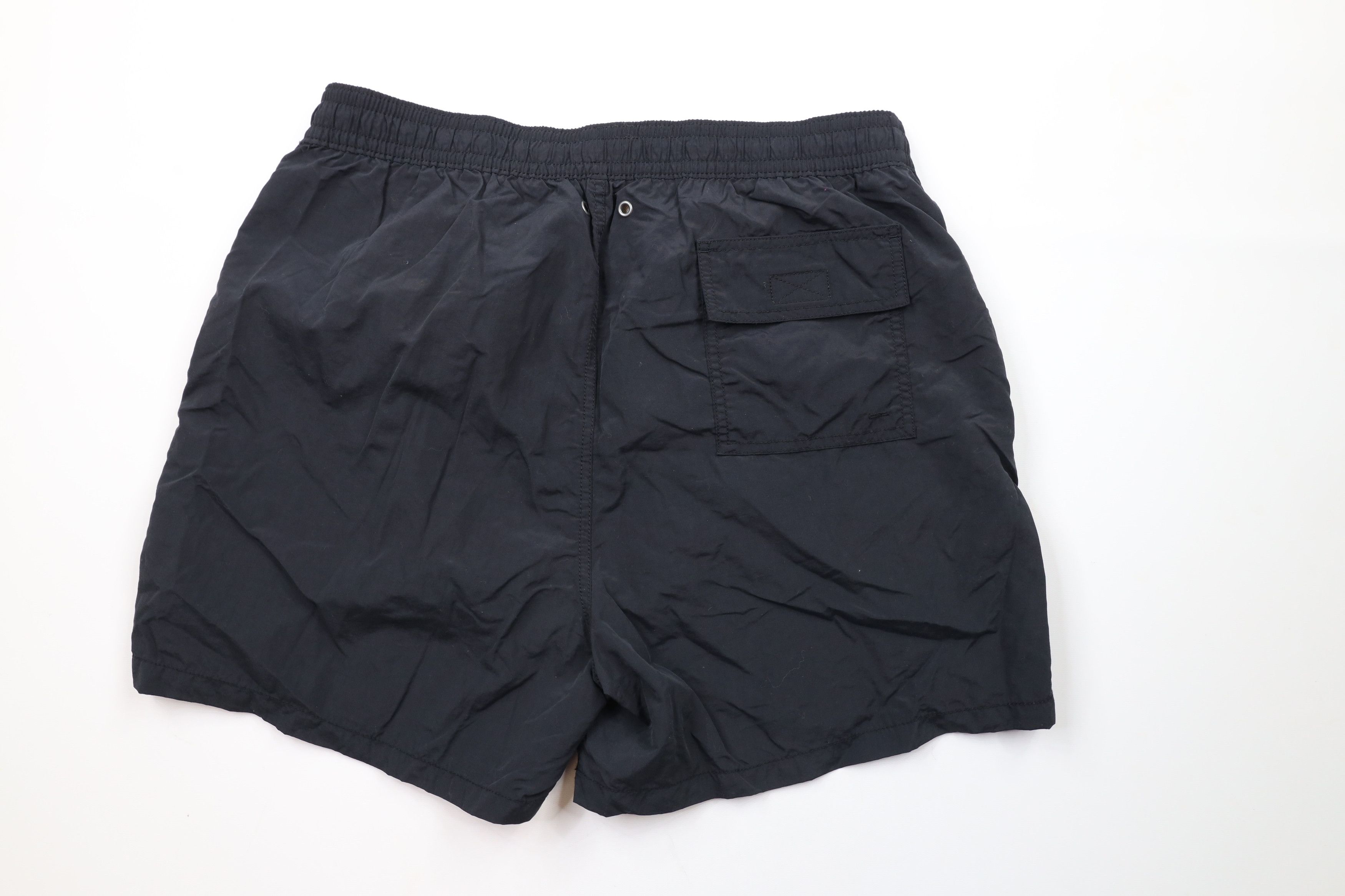 Ralph Lauren × Vintage Vintage 90s Ralph Lauren Knee Lined Shorts Swim Trunks Black Size US 36 / EU 52 - 9 Thumbnail