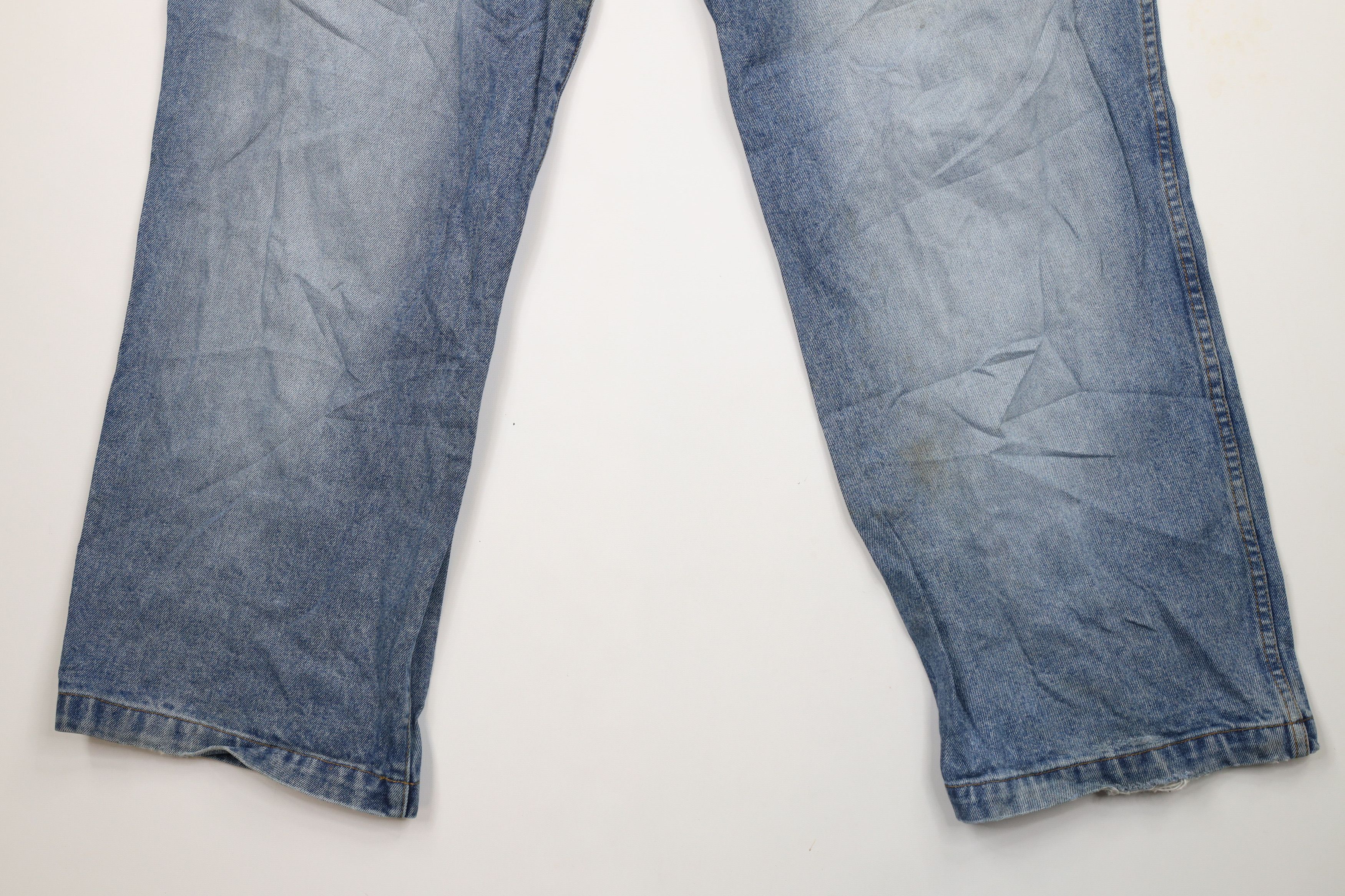 Phat Farm × Vintage Vintage Phat Farm Baggy Fit Wide Leg Denim Jeans Blue Size US 40 / EU 56 - 13 Thumbnail
