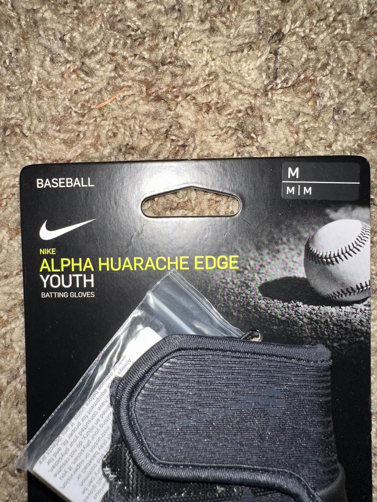 Nike Nike Alpha Huarache Edge Youth Batting Baseball Gloves Size ONE SIZE - 6 Thumbnail