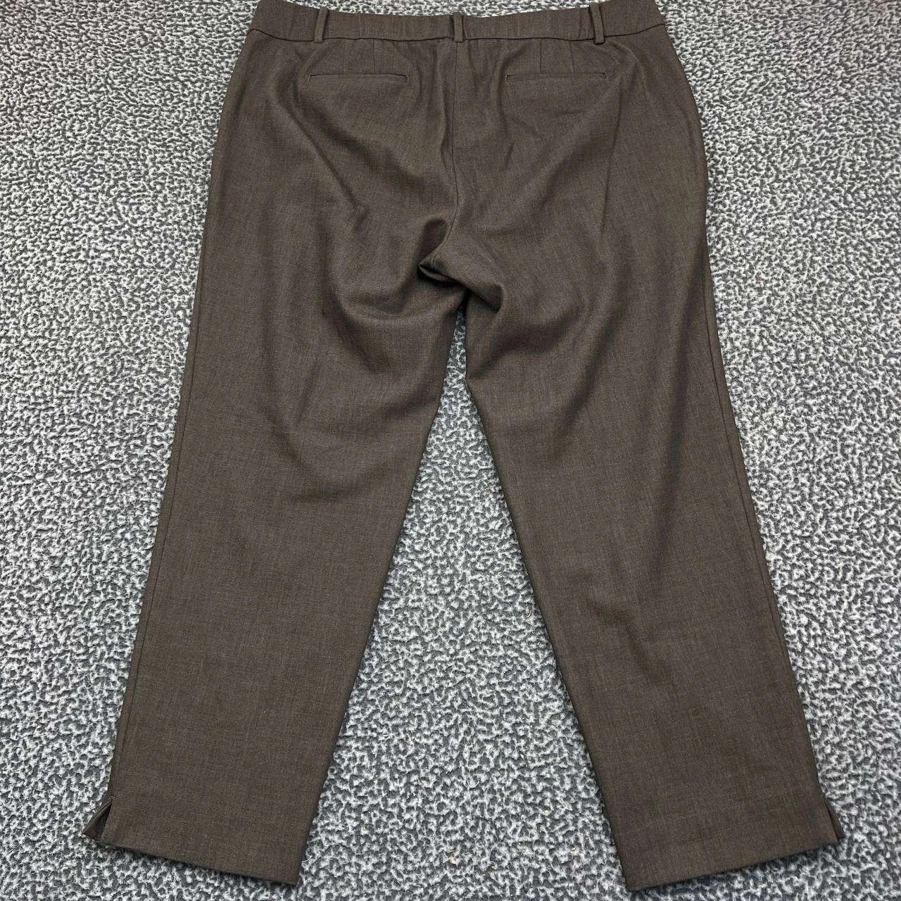 Talbots Talbots Hampshire Ankle Pants 18W Straight Flat Front 42x29 Size 42" / US 20 - 2 Thumbnail