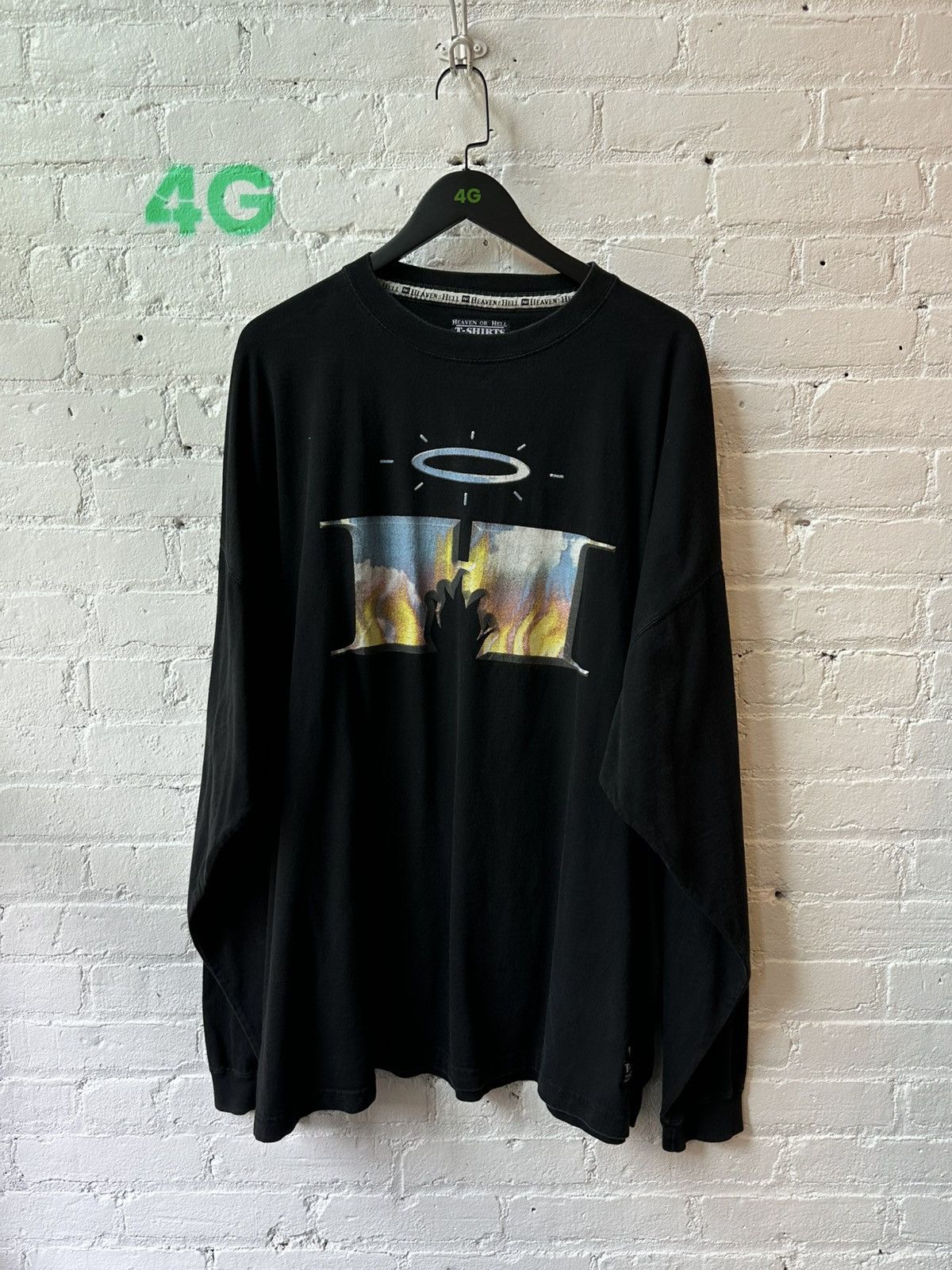 Vintage VINTAGE HEAVEN OR HELL XXL LONG SLEEVE Size US XXL / EU 58 / 5 - 2 Thumbnail