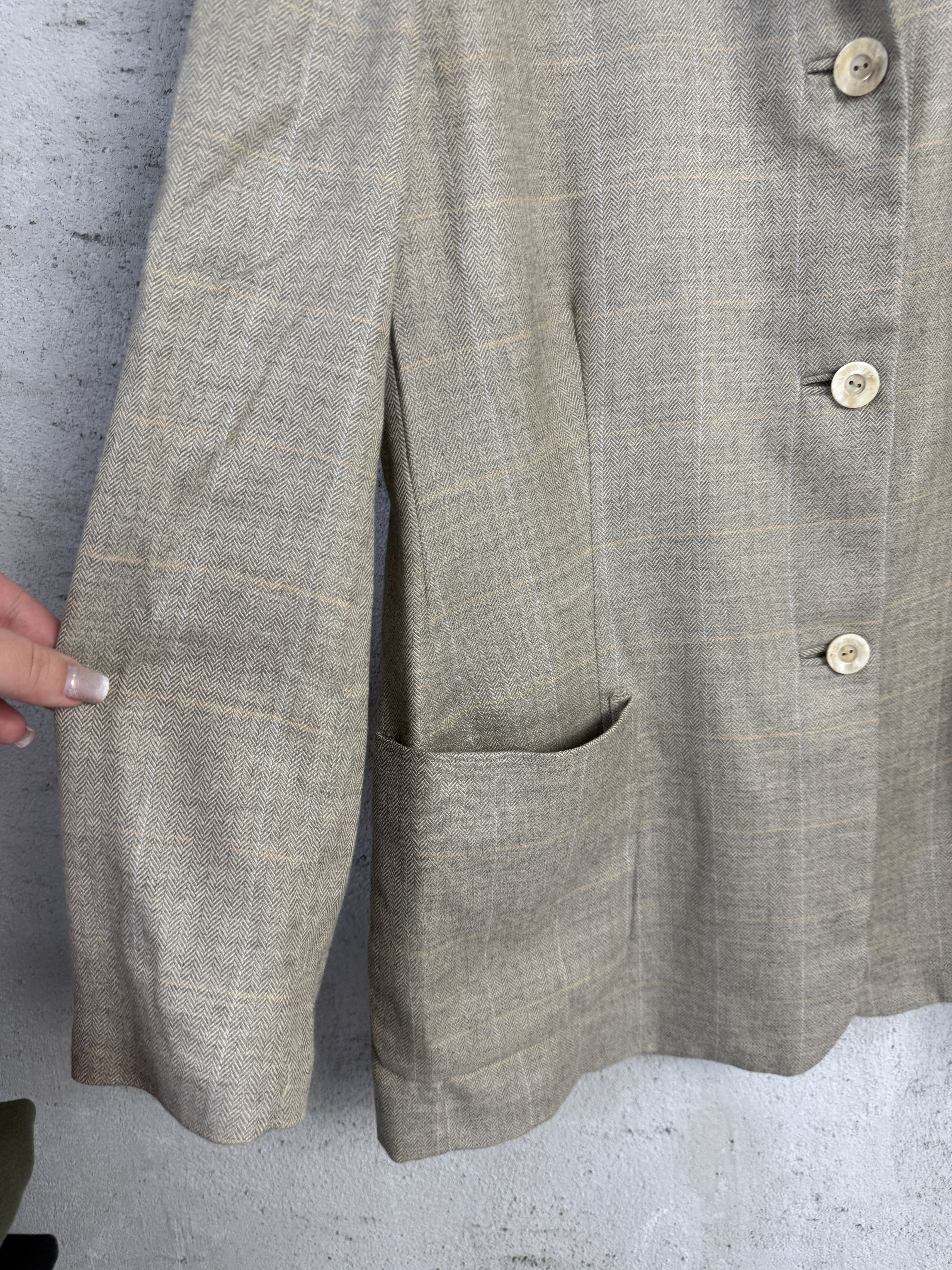Loro Piana Loro Piana checked cashmere blazer luxury Size M / US 6-8 / IT 42-44 - 3 Thumbnail