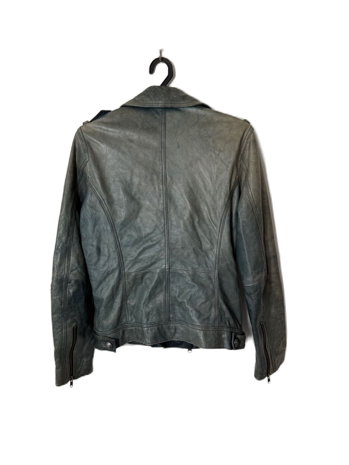 JAPAN BRAND DISTRESS LEATHER JACKET EDGE RUPERT BIKER STYLE