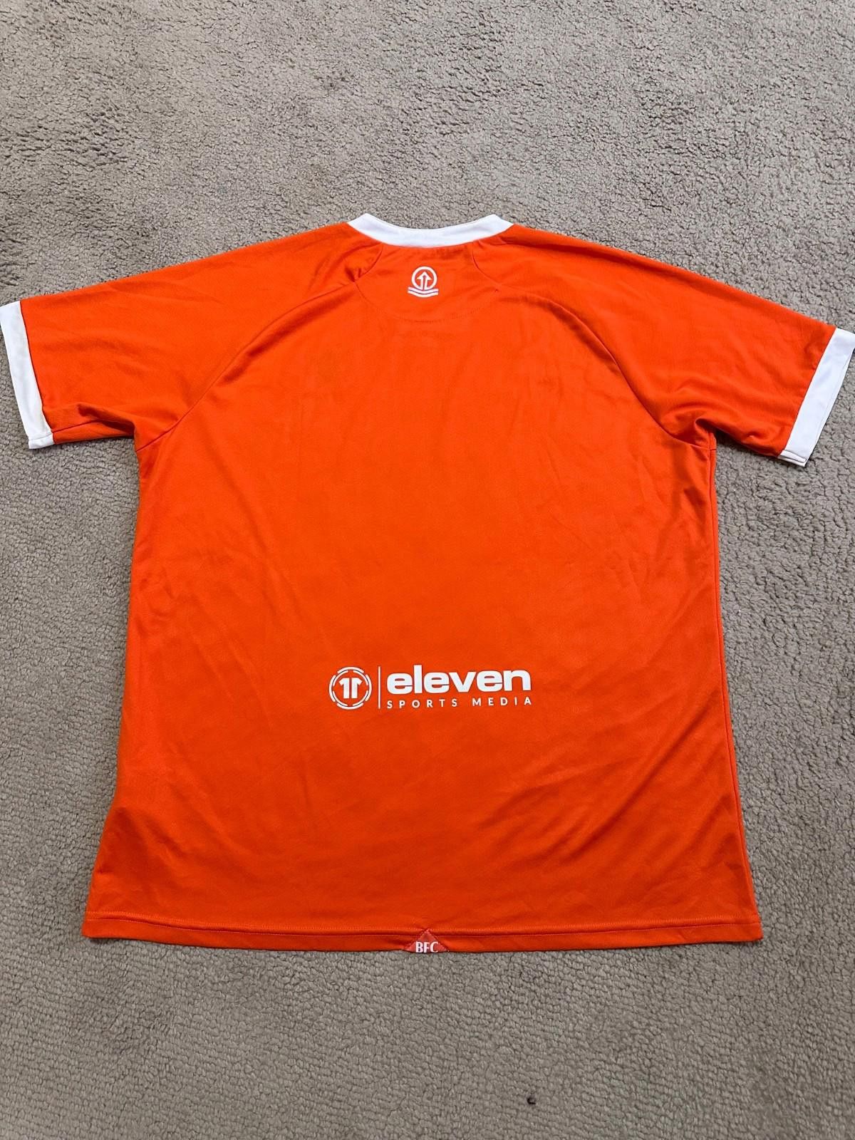 Errea Blackpool 2019 2020 Home Football Shirt Soccer Jersey Sz 5XL Size US XXL / EU 58 / 5 - 6 Thumbnail