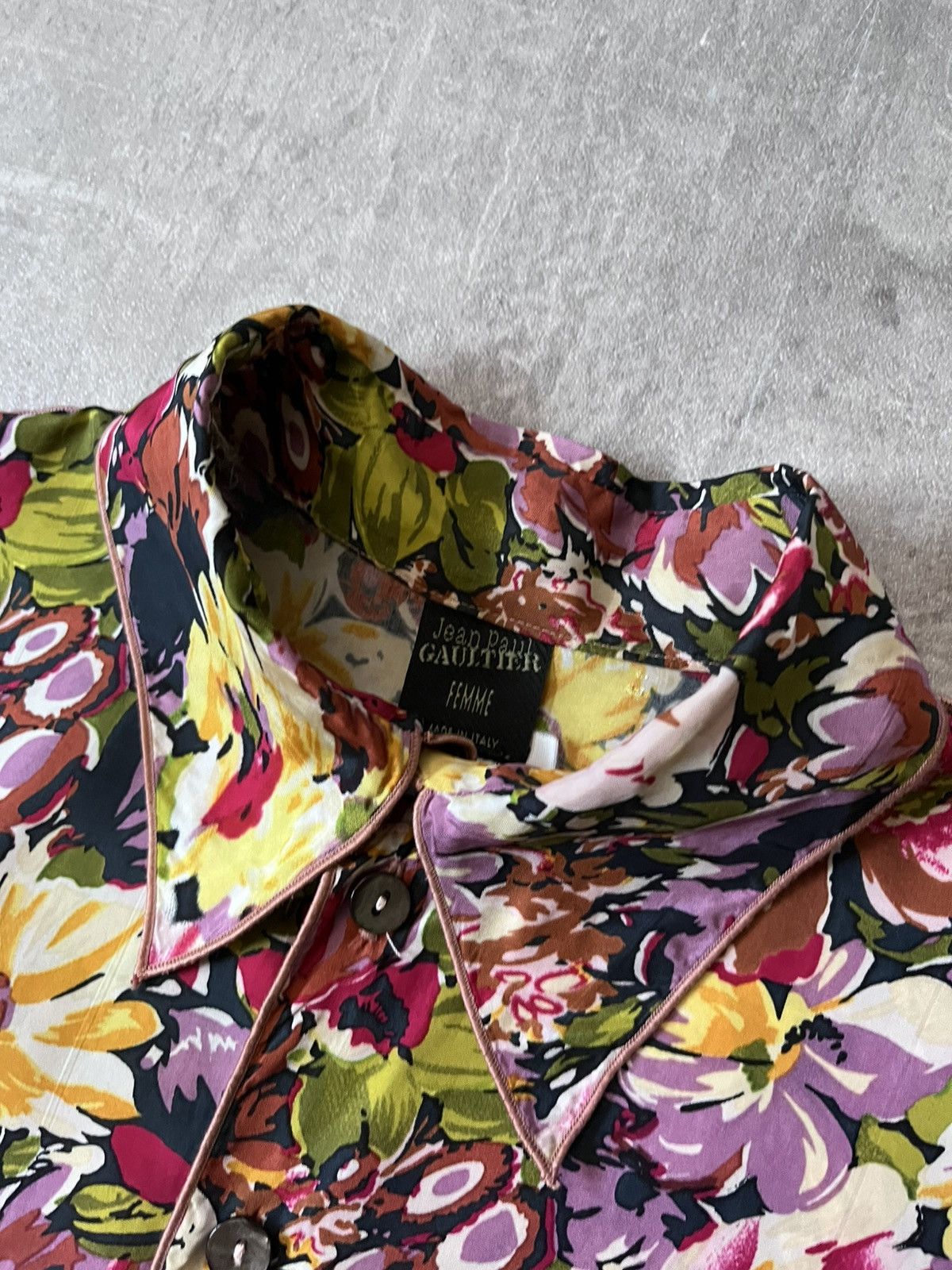 Jean Paul Gaultier Jean Paul Gaultier S/S 2001 rayon floral shirt Size US S / EU 44-46 / 1 - 5 Thumbnail