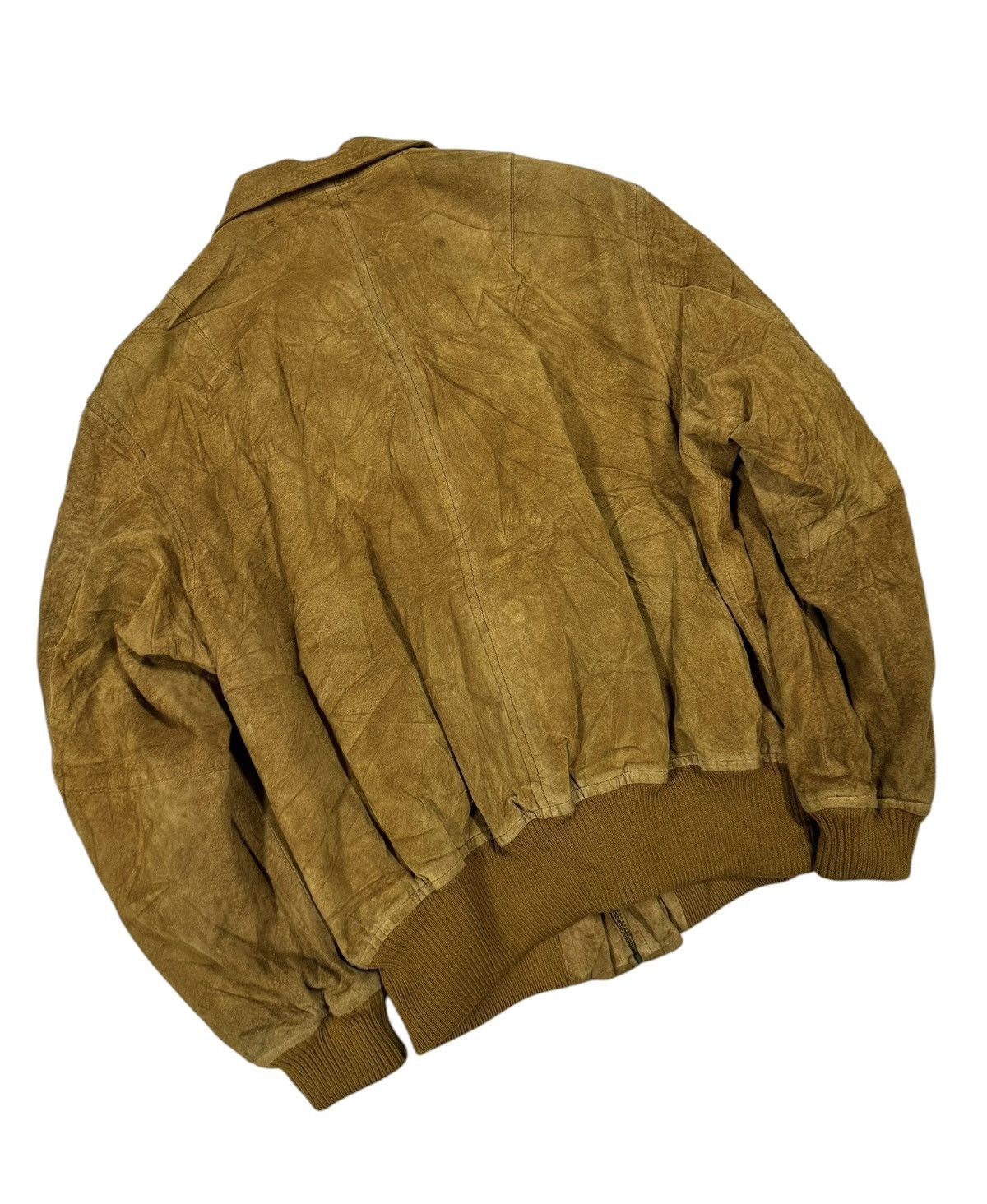 Kadoya × Vintage Vtg🔥Dgrace Unlimited Bomber Leather Jacket Size US L / EU 52-54 / 3 - 10 Thumbnail